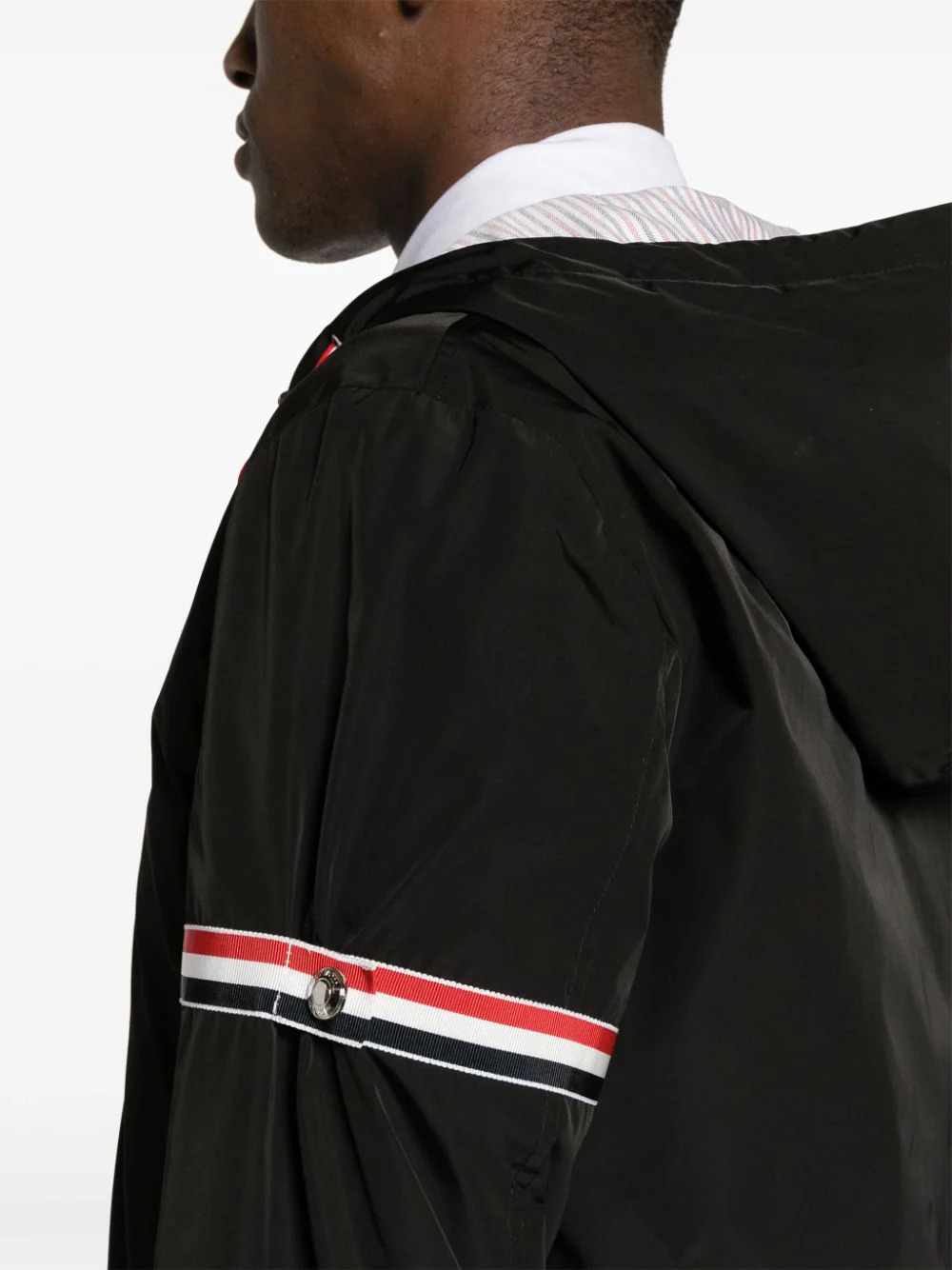 Nylon Tech Armband Hooded Jacket - 5