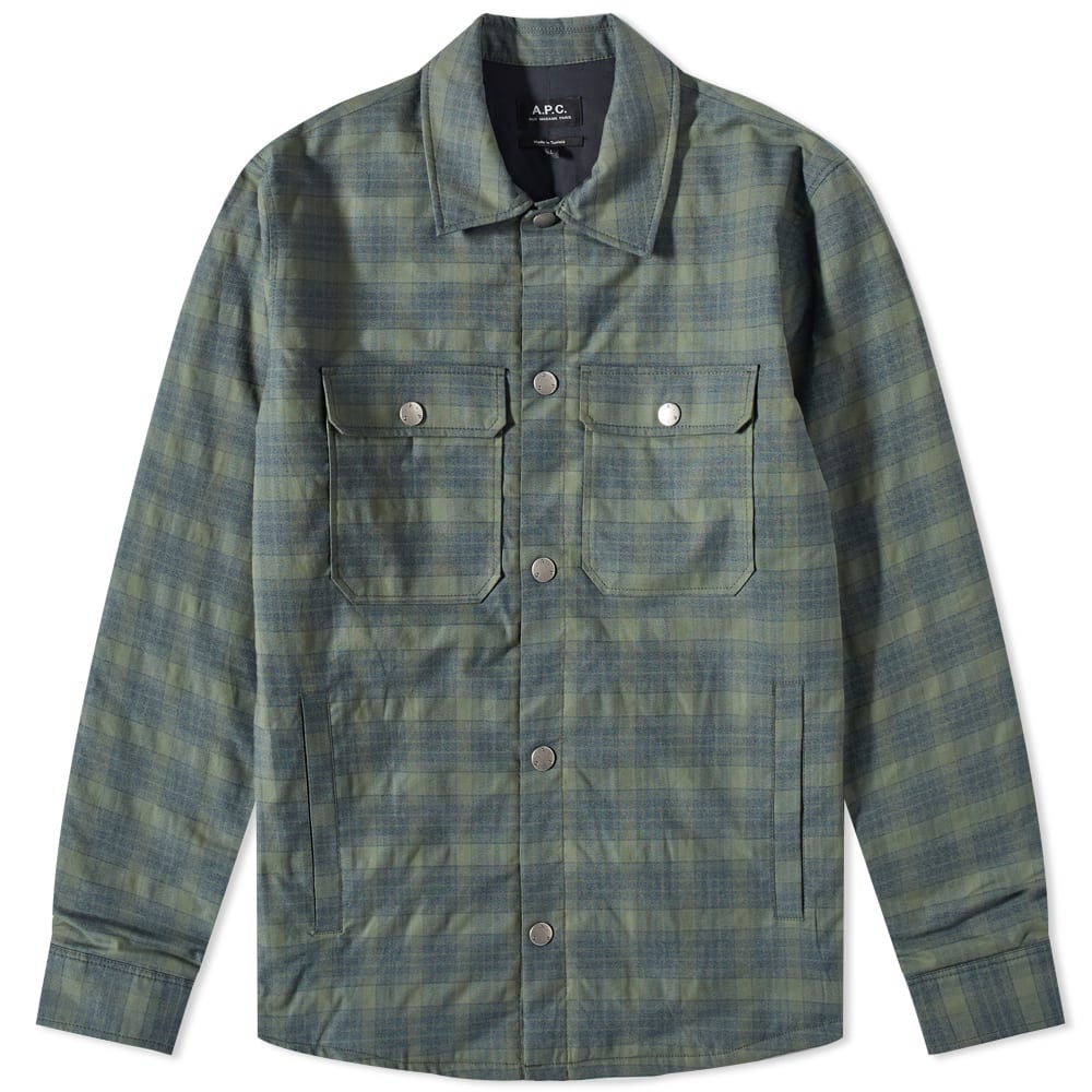 A.P.C. Alex Check Shirt Jacket - 1