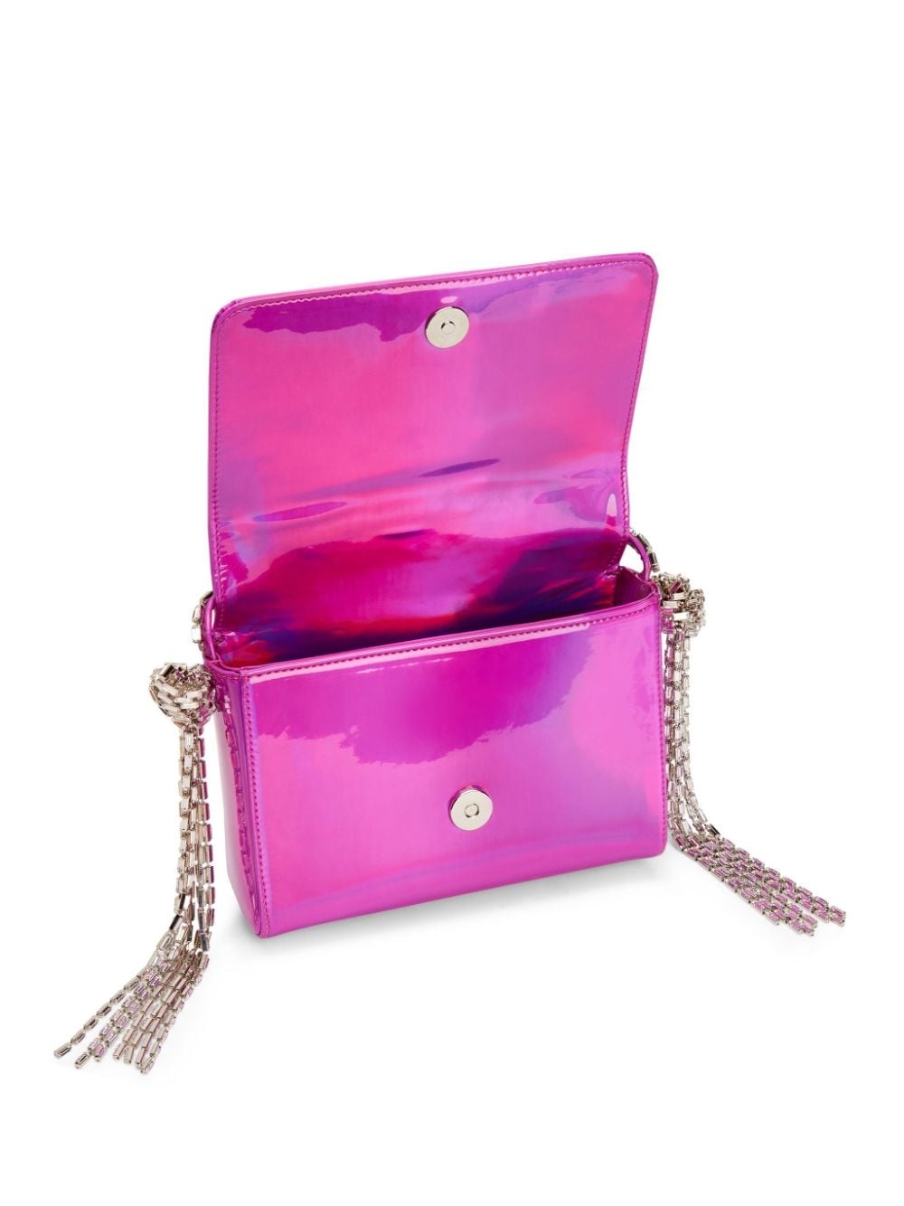 Geraldine crystal-embellished clutch bag - 3