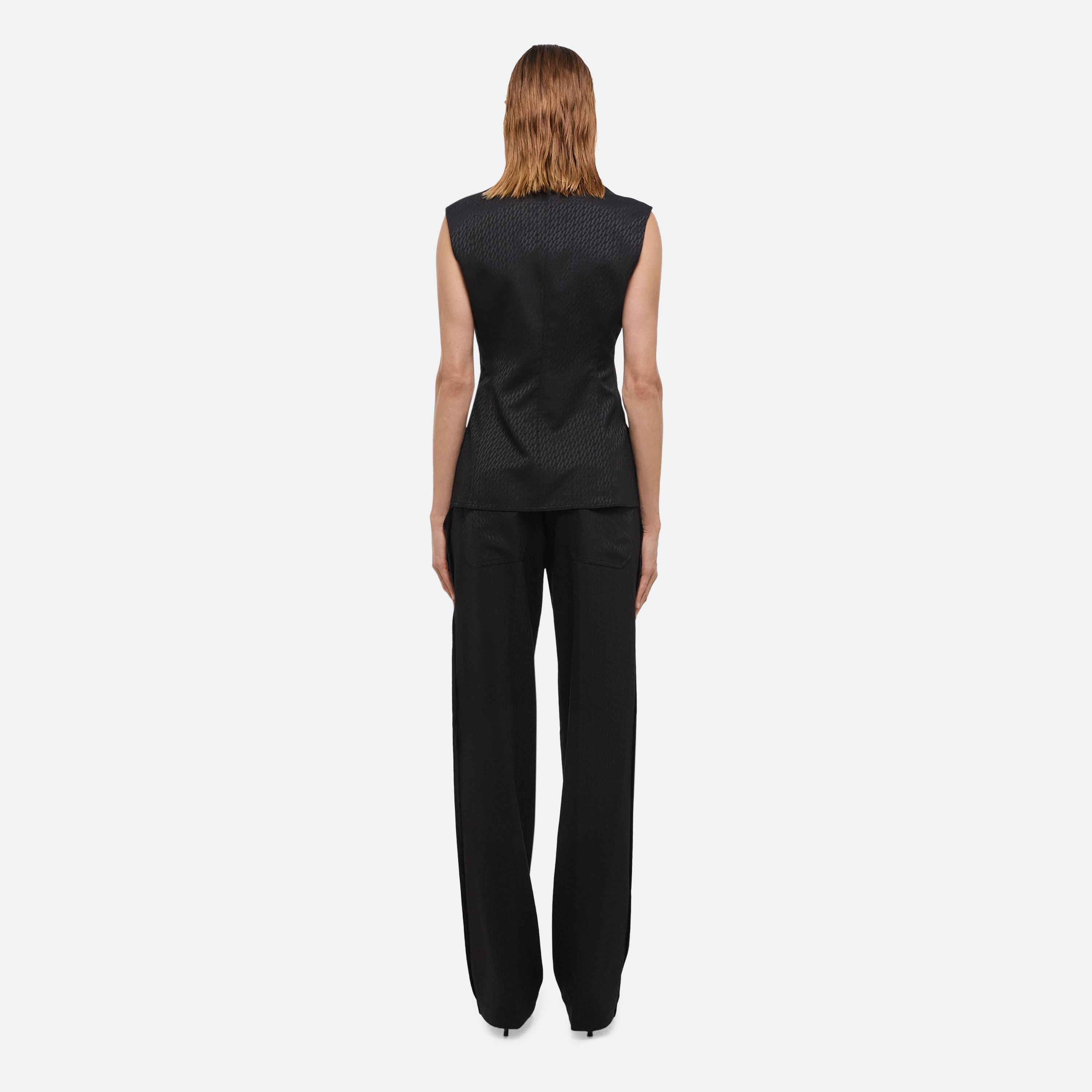 MODEST JACQUARD VEST - 5