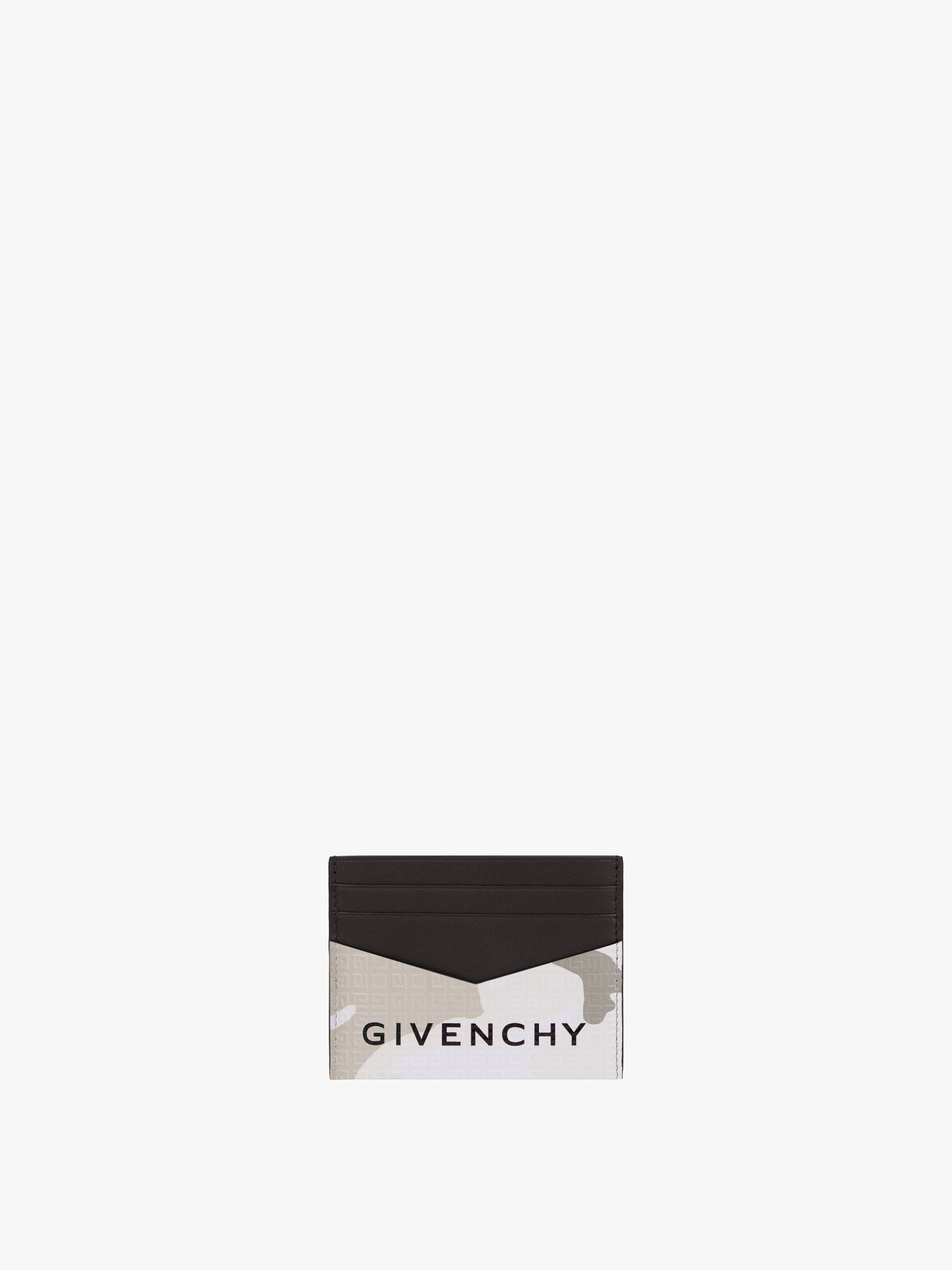 GIVENCHY CARD HOLDER IN 4G CAMO LEATHER - 1