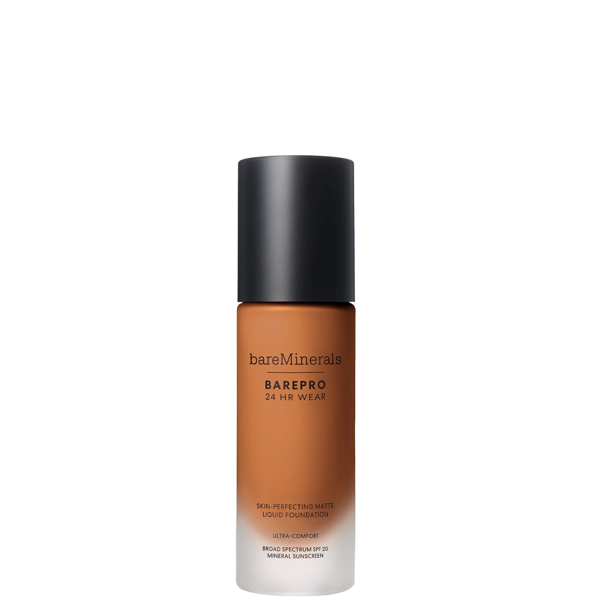 bareMinerals BAREPRO® 24 Hour Matte Liquid Foundation Mineral SPF 20 - Med. Deep 46 Warm - 1