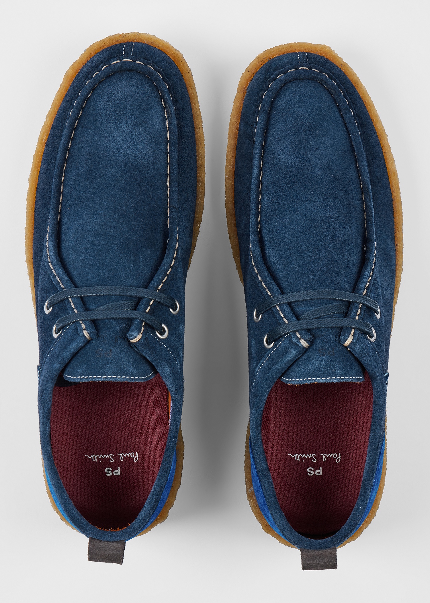 Navy Suede 'Buster' Shoes - 3