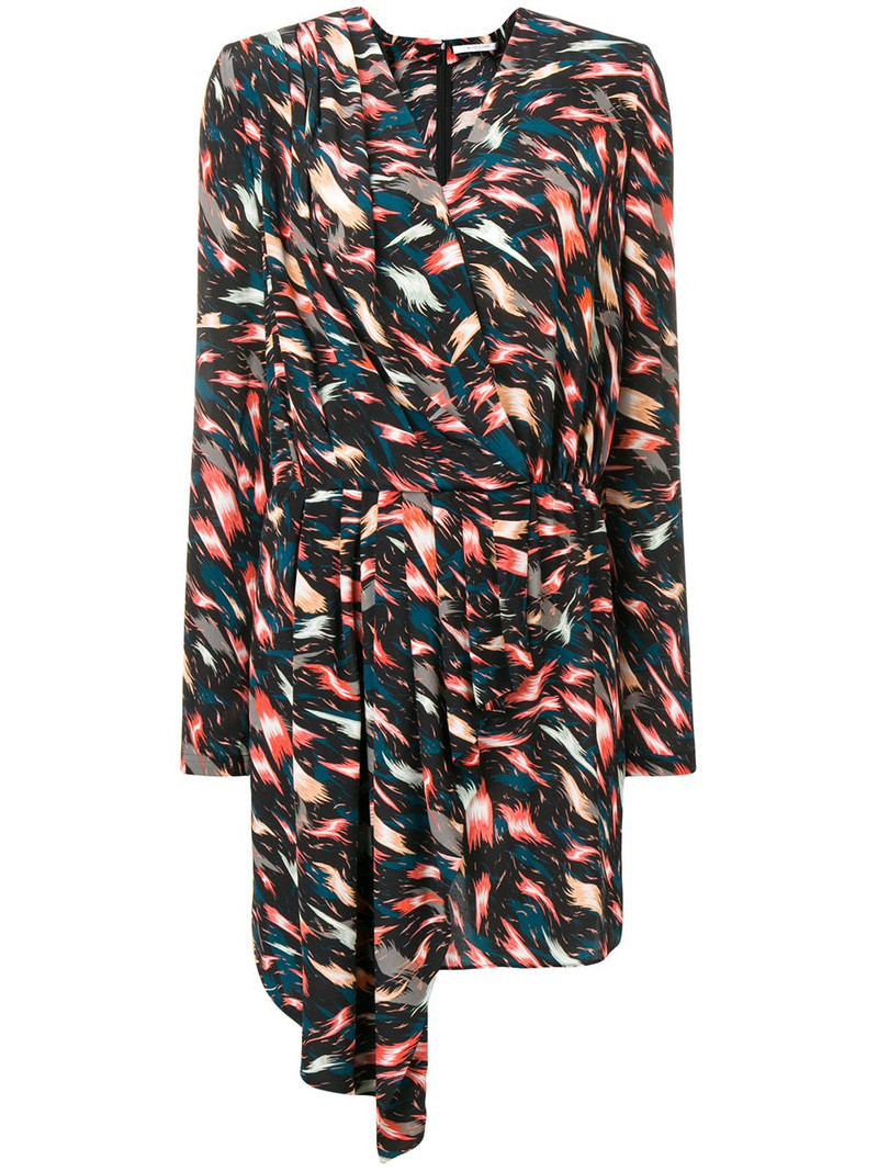 asymmetric printed dress 1