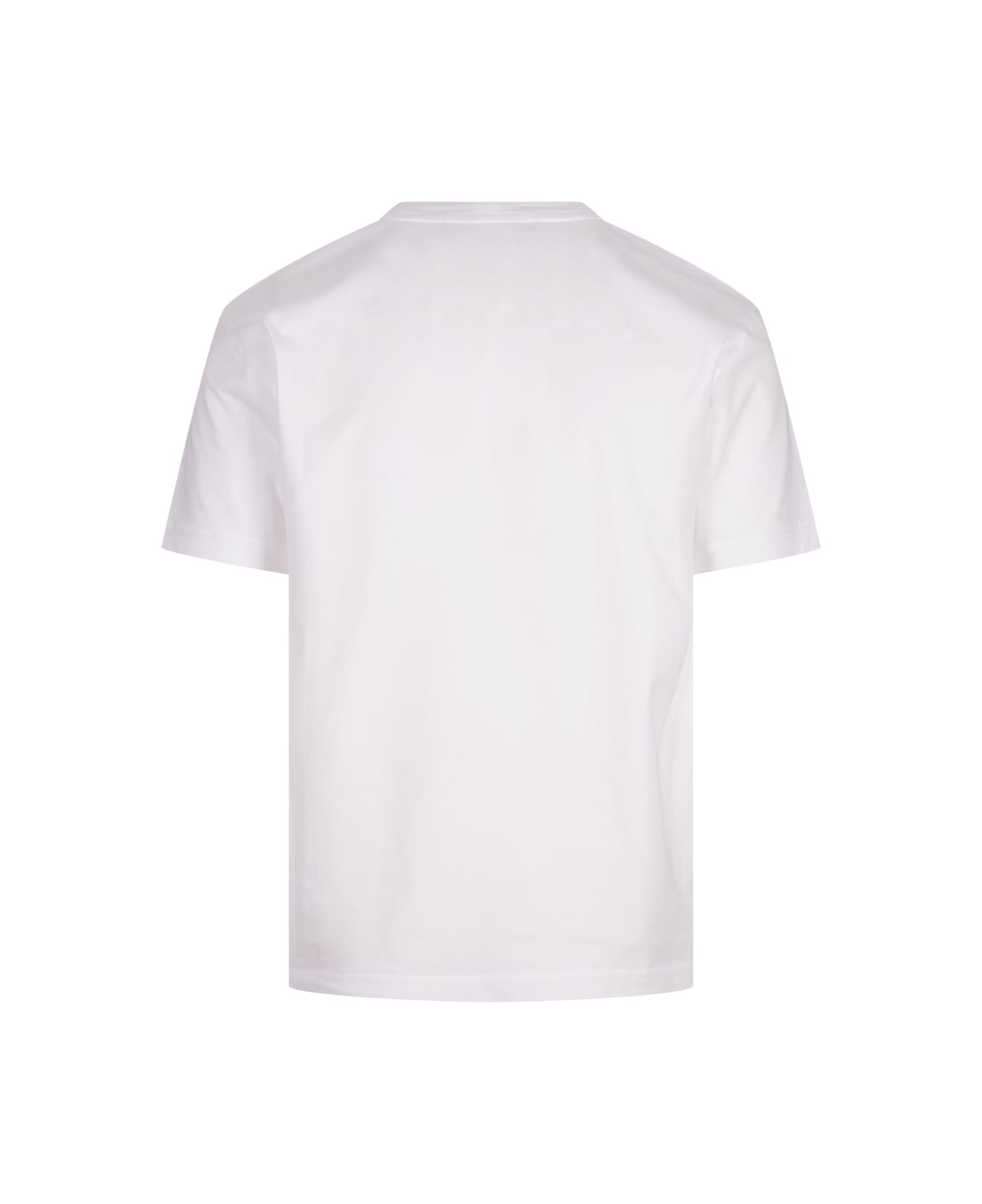 Stone Island White 60/2 Cotton T-shirt | italist | REVERSIBLE