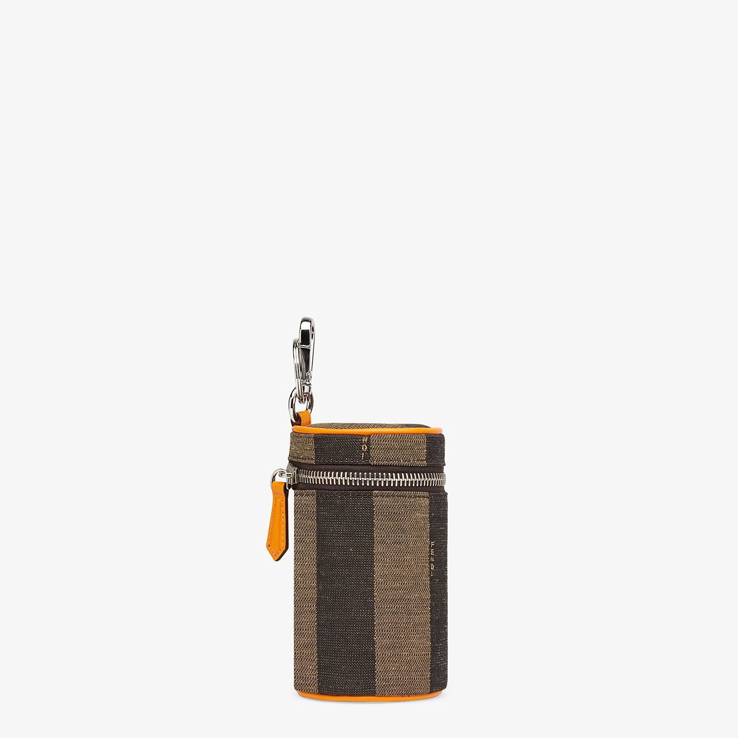 Brown fabric can holder - 2