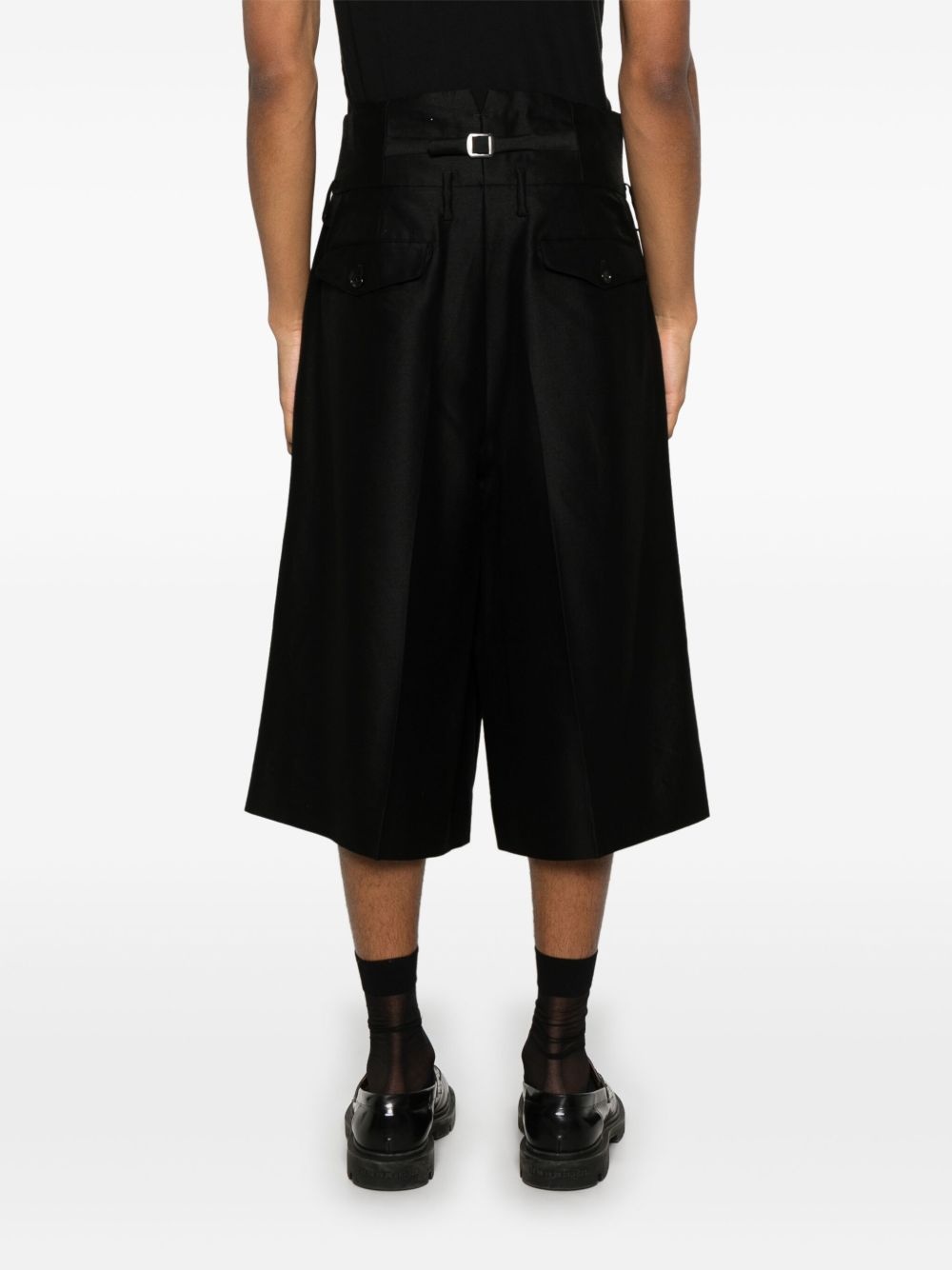 pleat-detailed shorts - 4