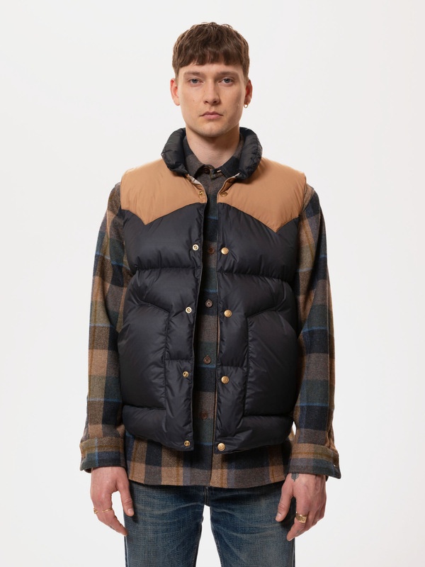 Kirk Puffer Vest Navy - 3