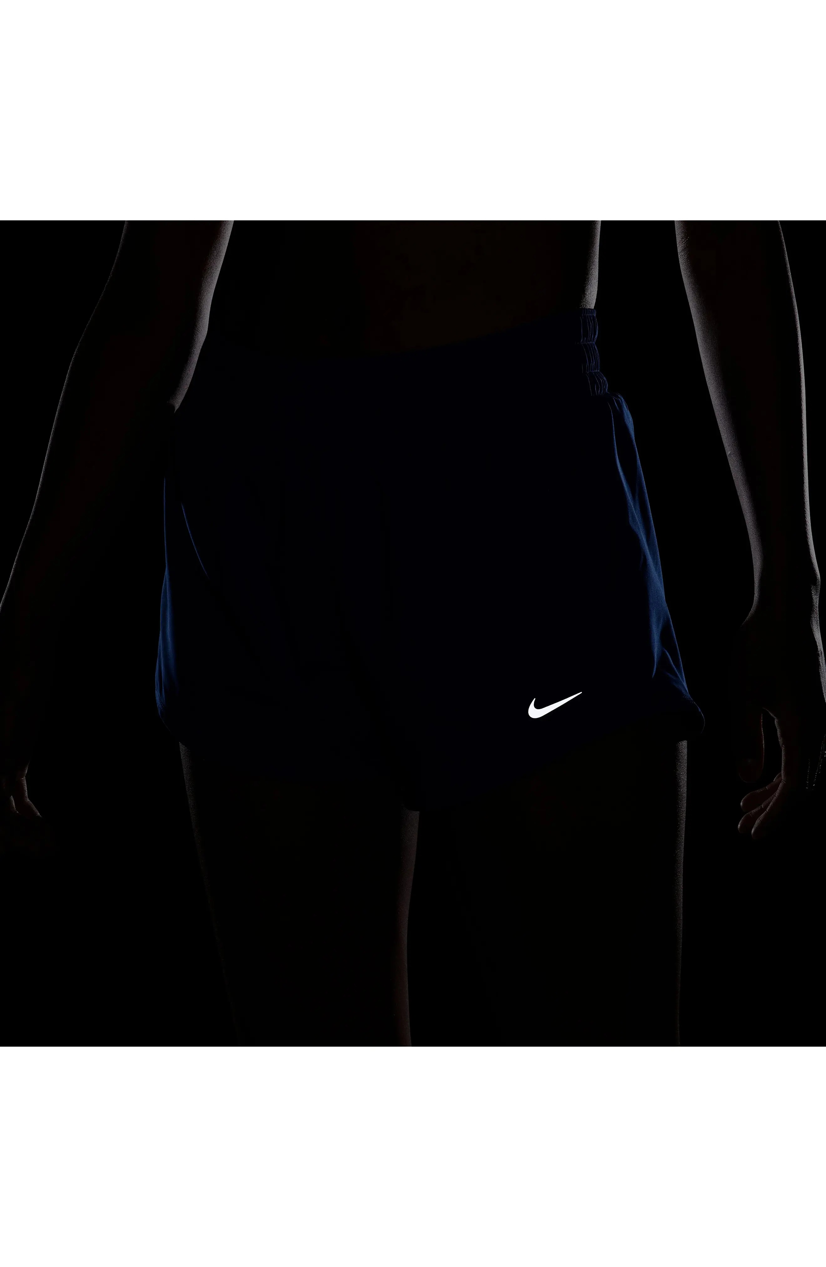 Dri-FIT One Shorts in Hyper Royal/Reflective Silver - 8