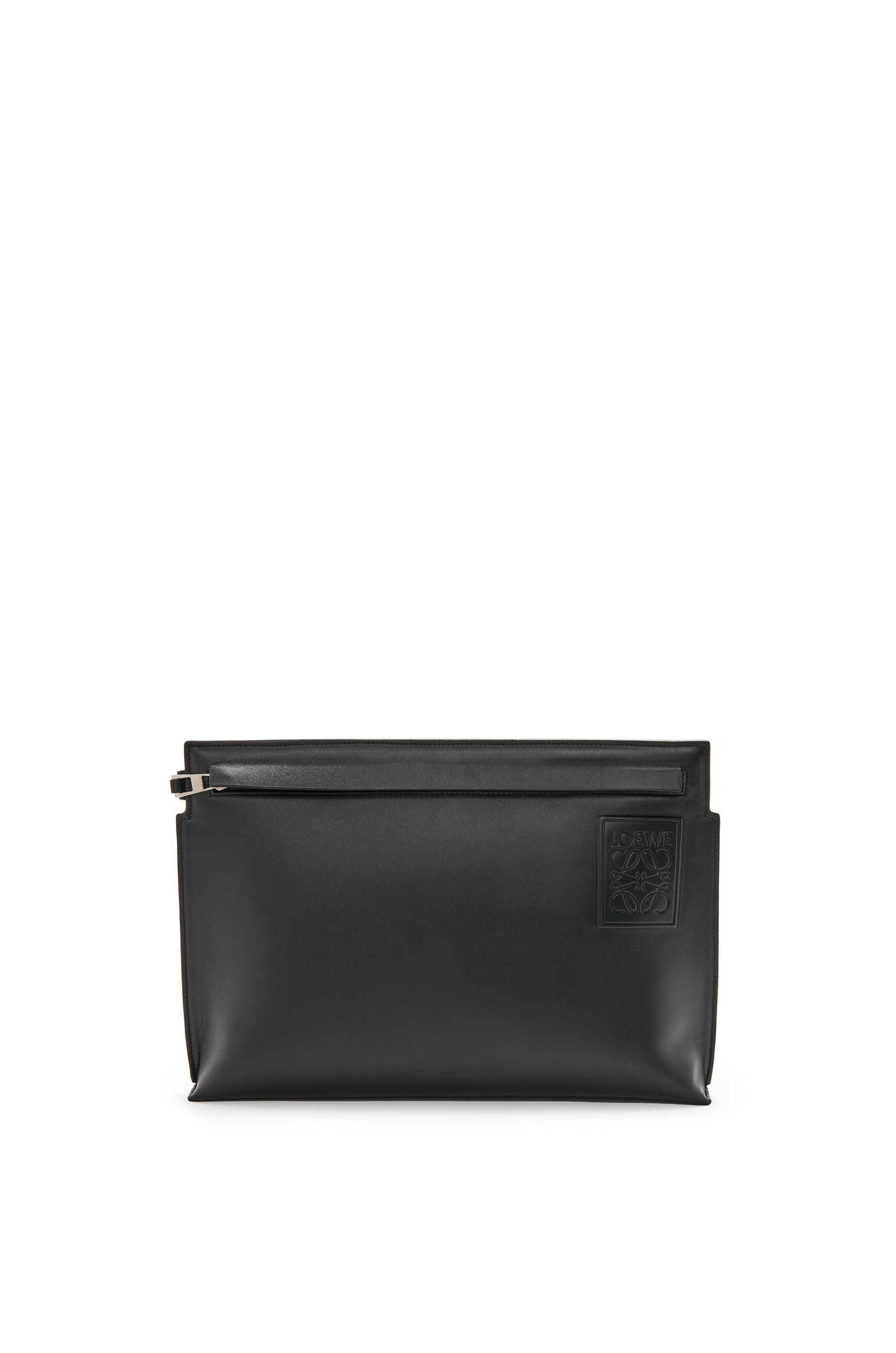 T Pouch in satin calfskin - 1