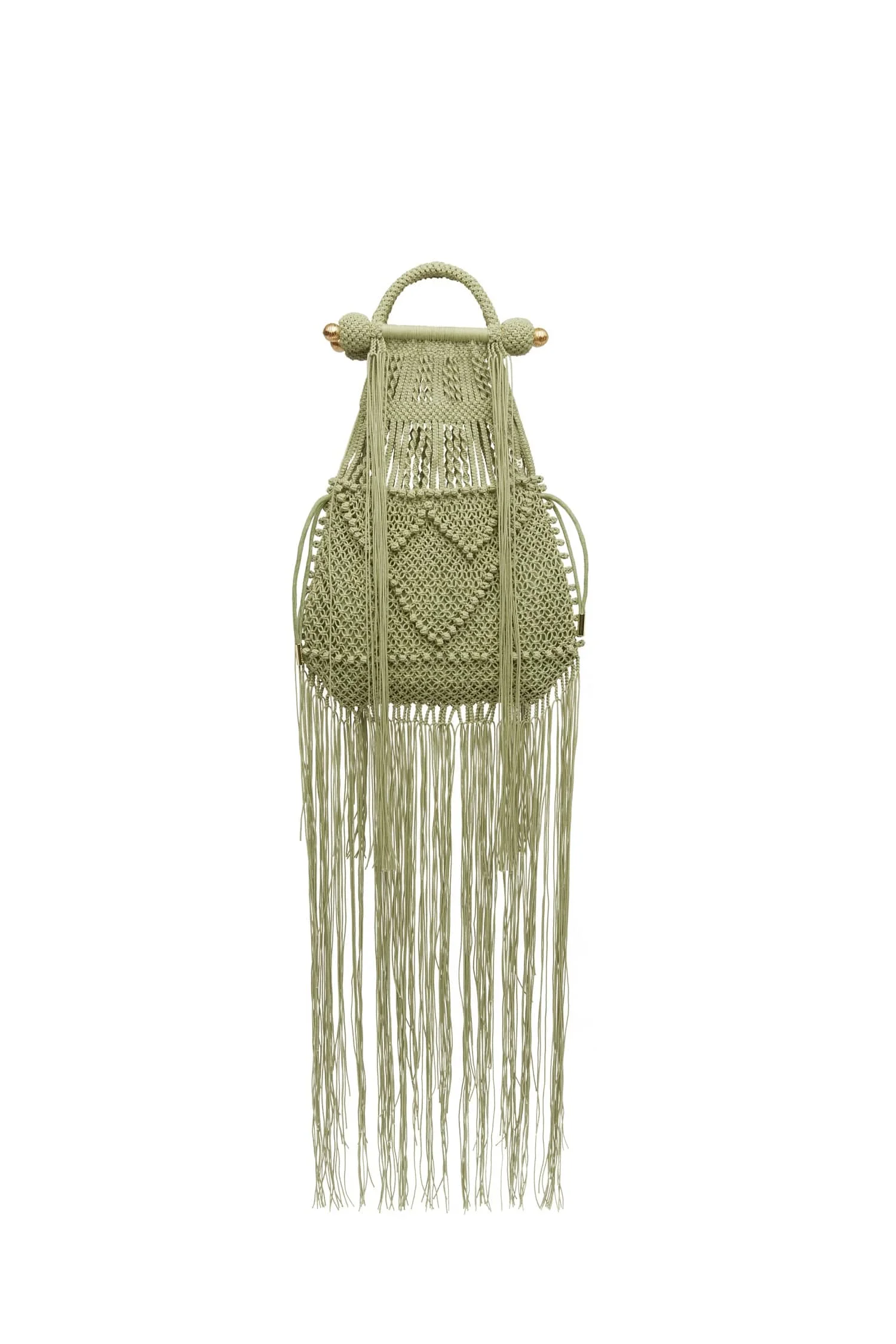 Macrame Fringe Bag - 1
