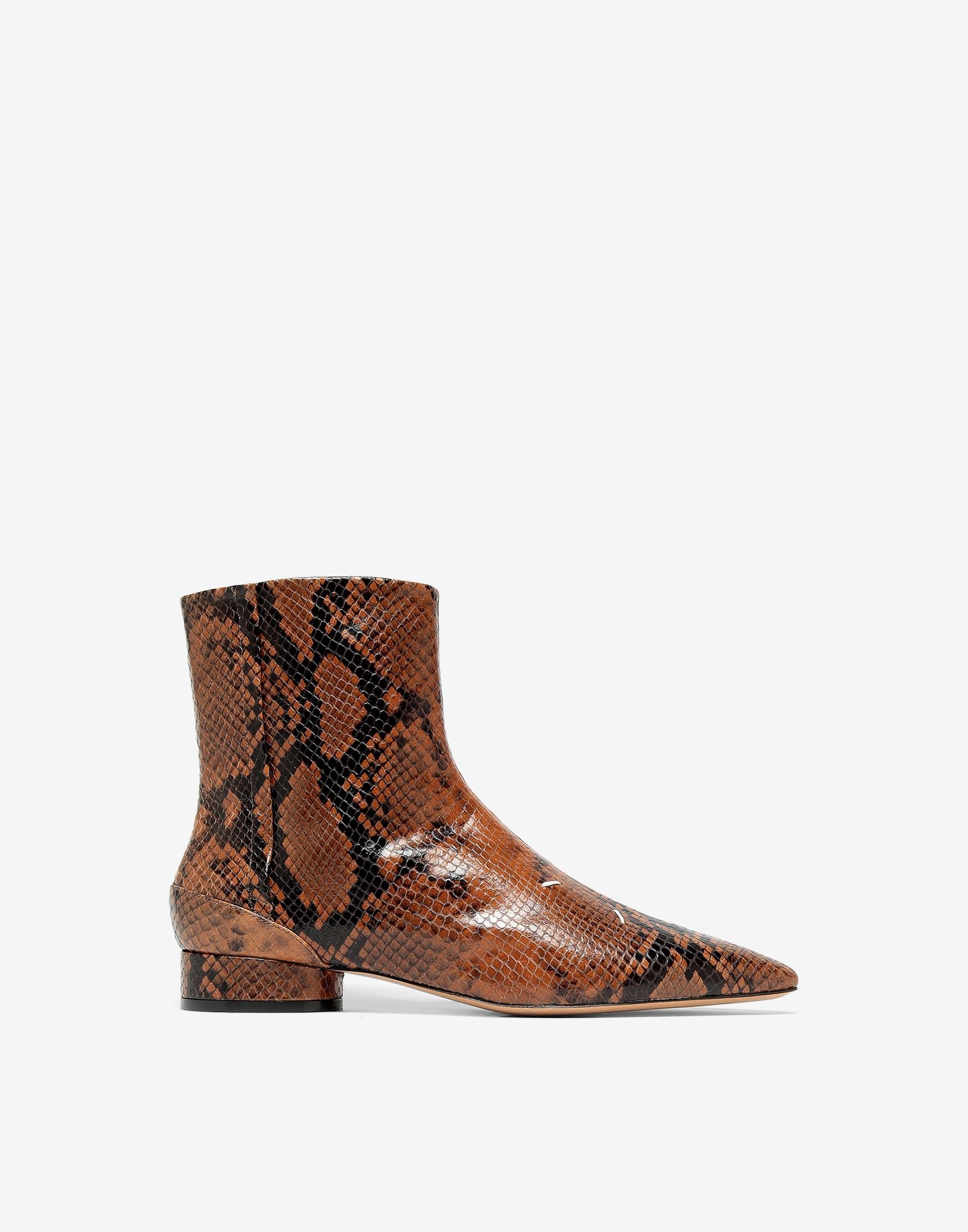 Kiki python-effect ankle boots - 1