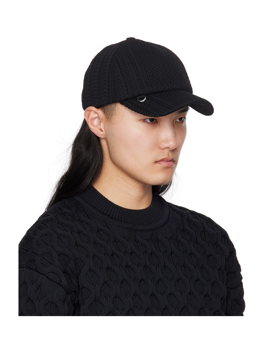 Black Les Sculptures 'La casquette Belo' Cap - 2
