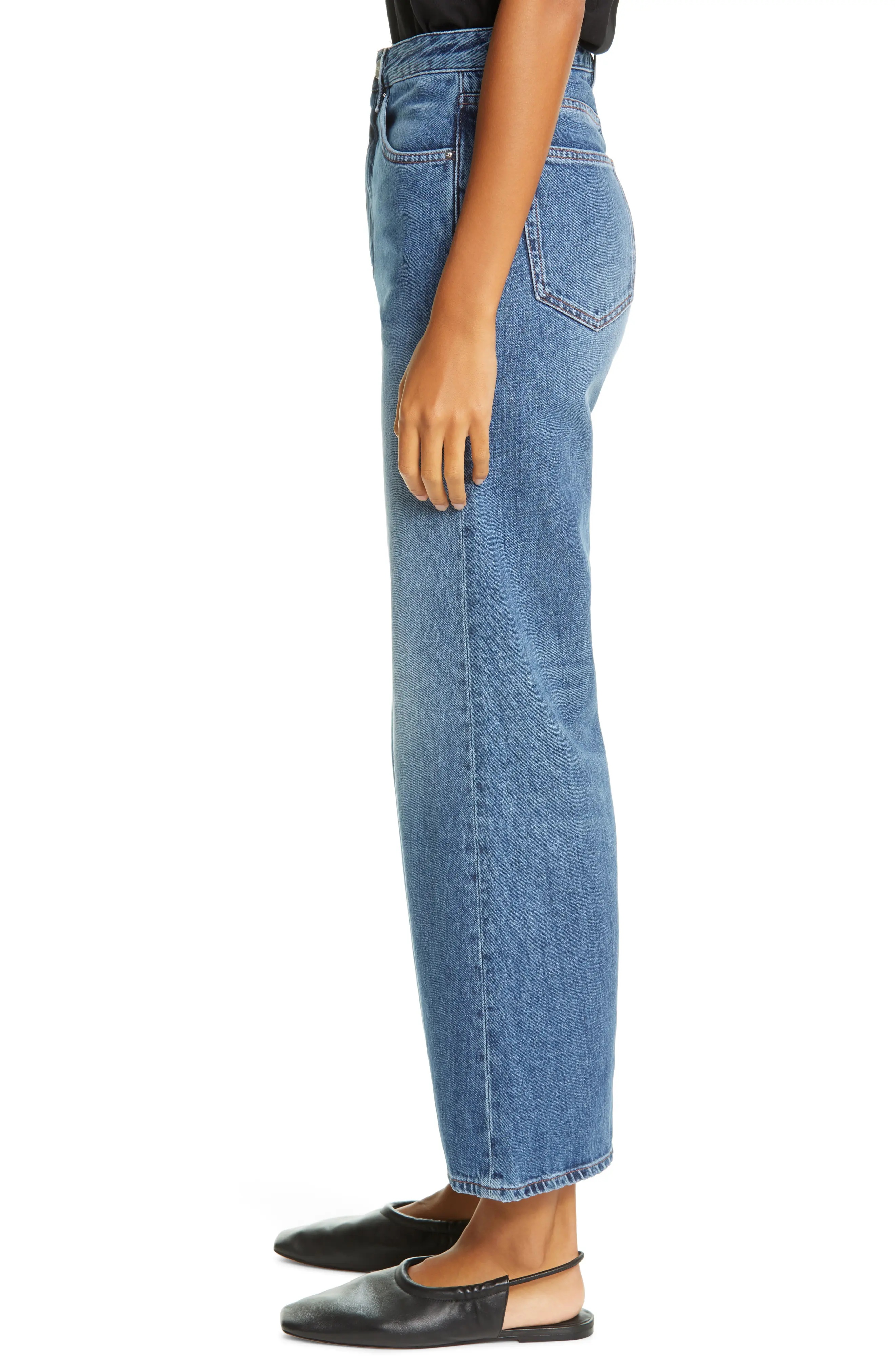 Flair High Waist Flare Crop Jeans - 3