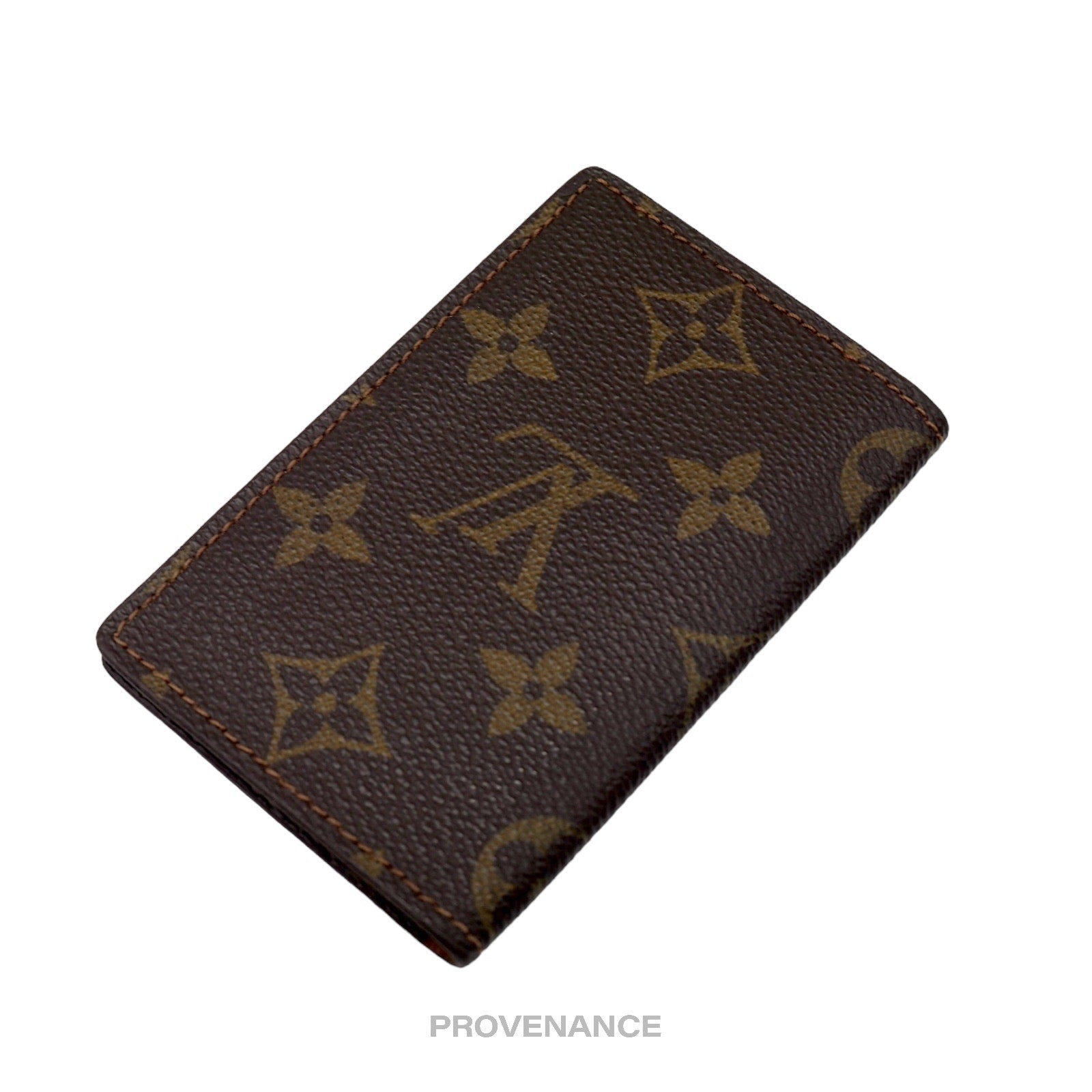 Louis Vuitton Pocket Organizer Card Wallet - Monogram Small "f" - 4