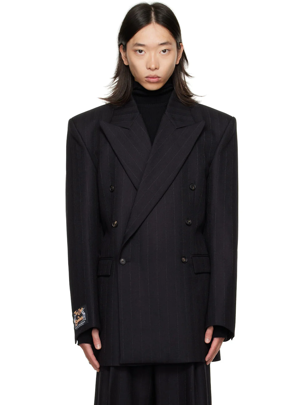 Black Oversized Blazer - 1