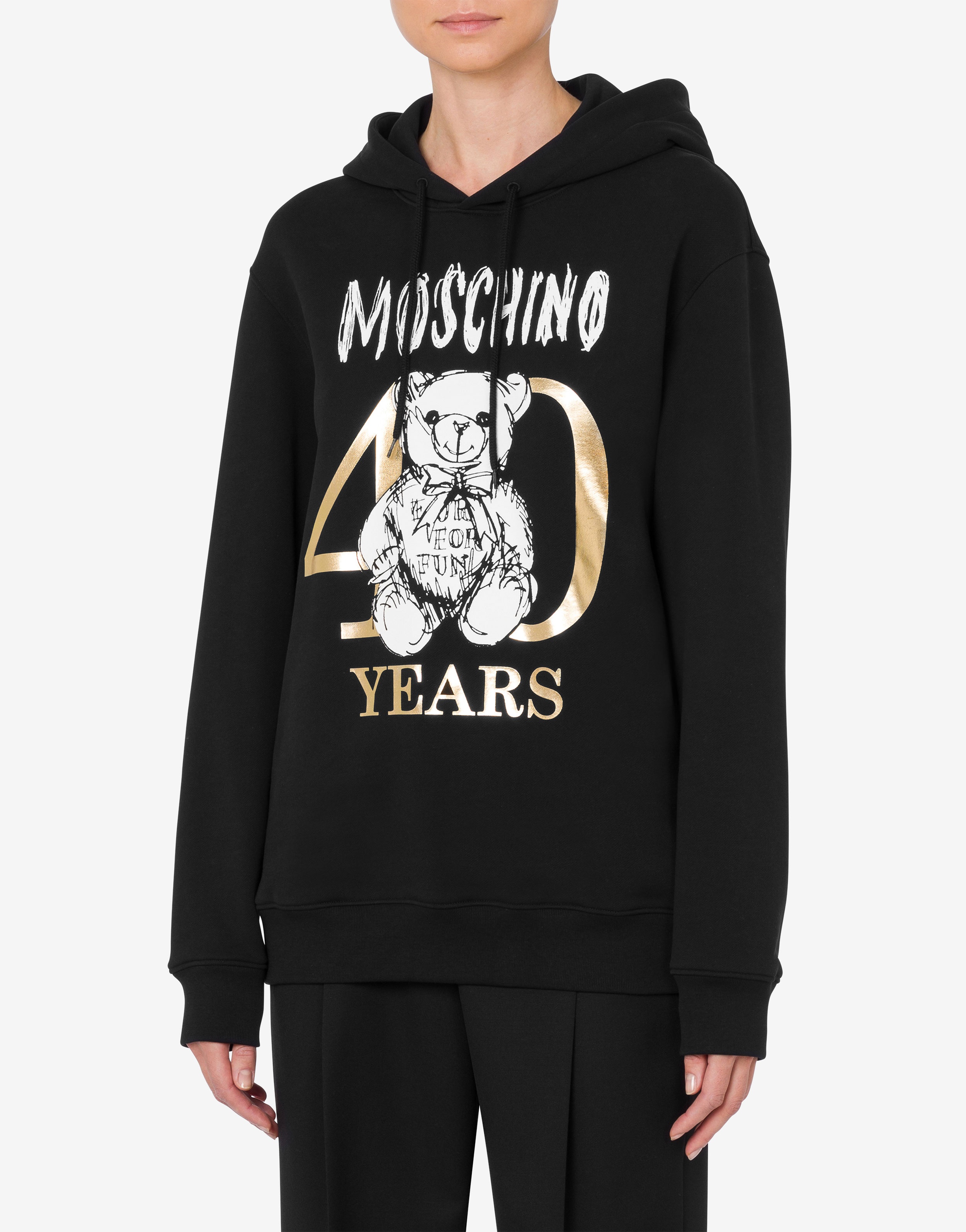 40 YEARS TEDDY BEAR HOODIE - 2