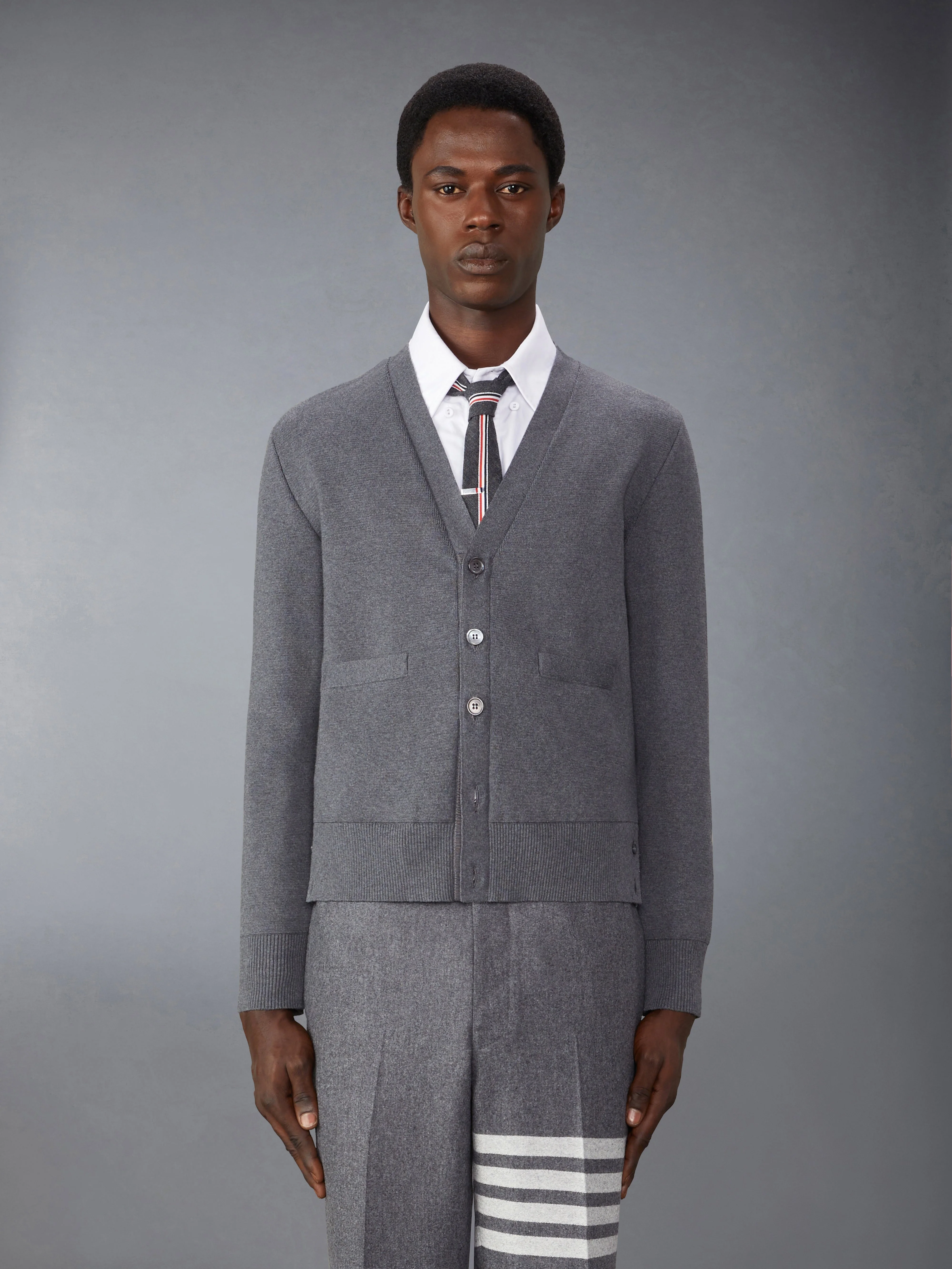 Cotton Milano Stitch Cardigan - 1