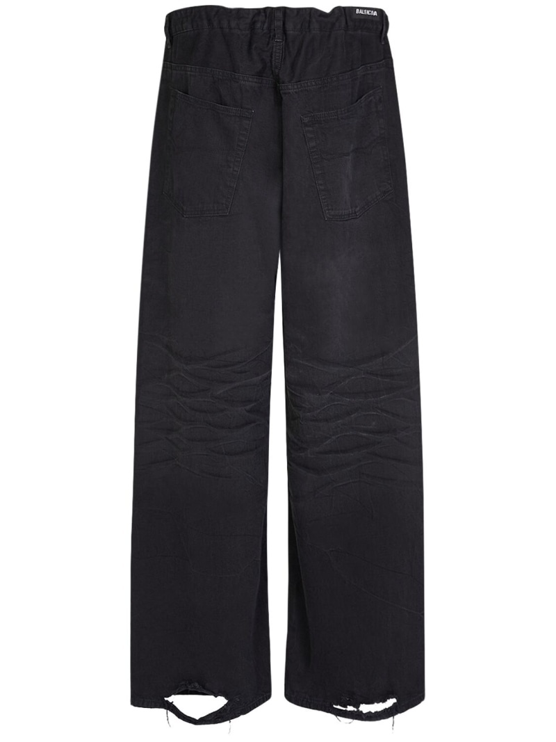 Baggy oversized cotton denim jeans - 4