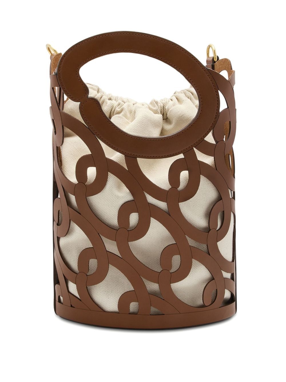leather bucket bag - 4