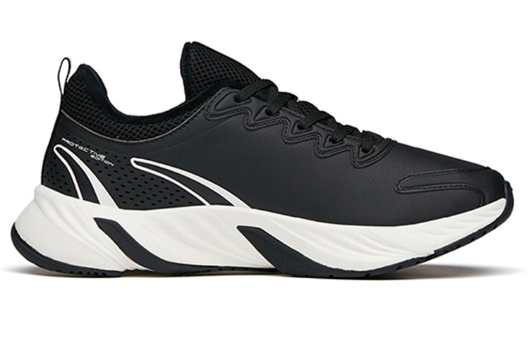 (WMNS) ANTA Run Collection Fleeced'Black White' 122145523-10 - 2
