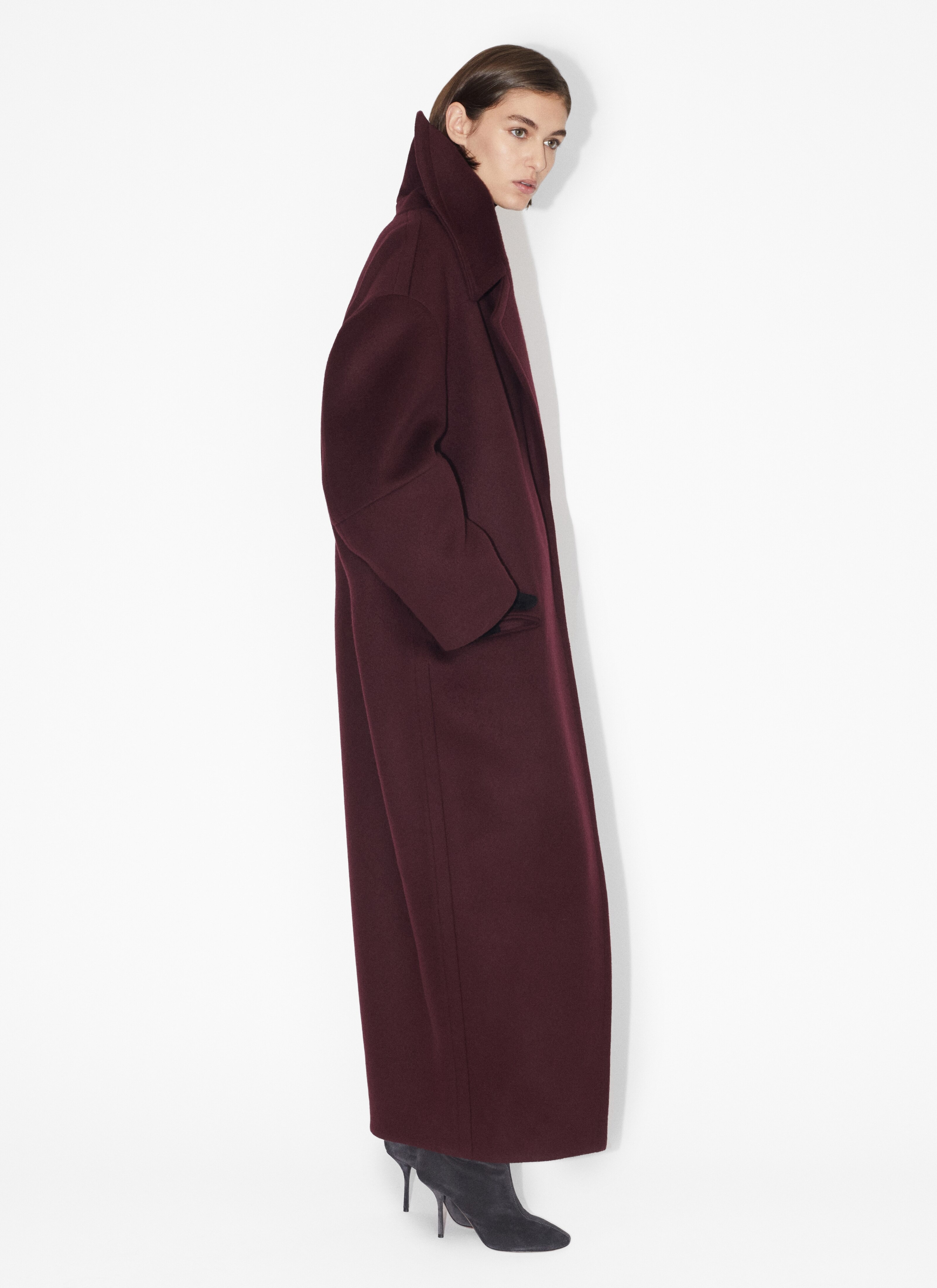MAXI WOOLLEN COAT - 4