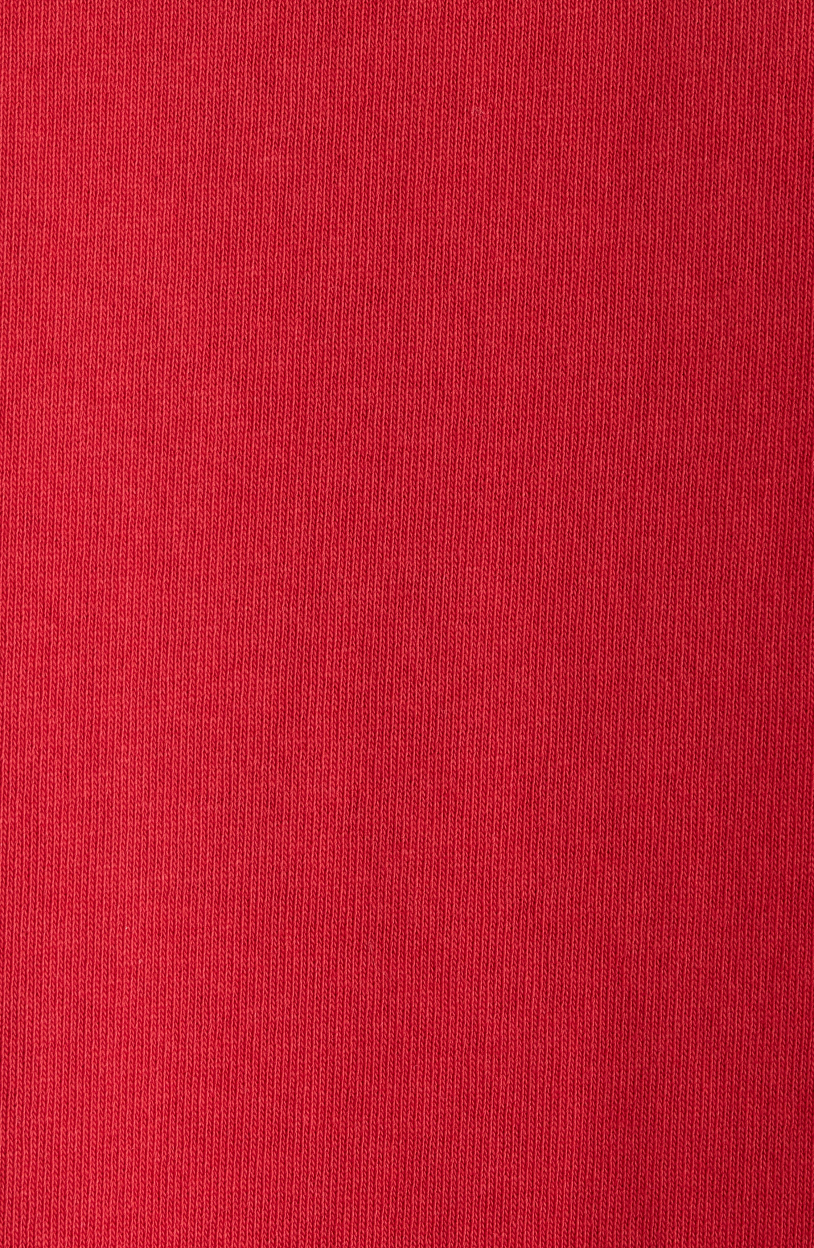 Jacquemus Le T-Shirt Gros Grain Cotton T-Shirt in Dark Red at Nordstrom - 6