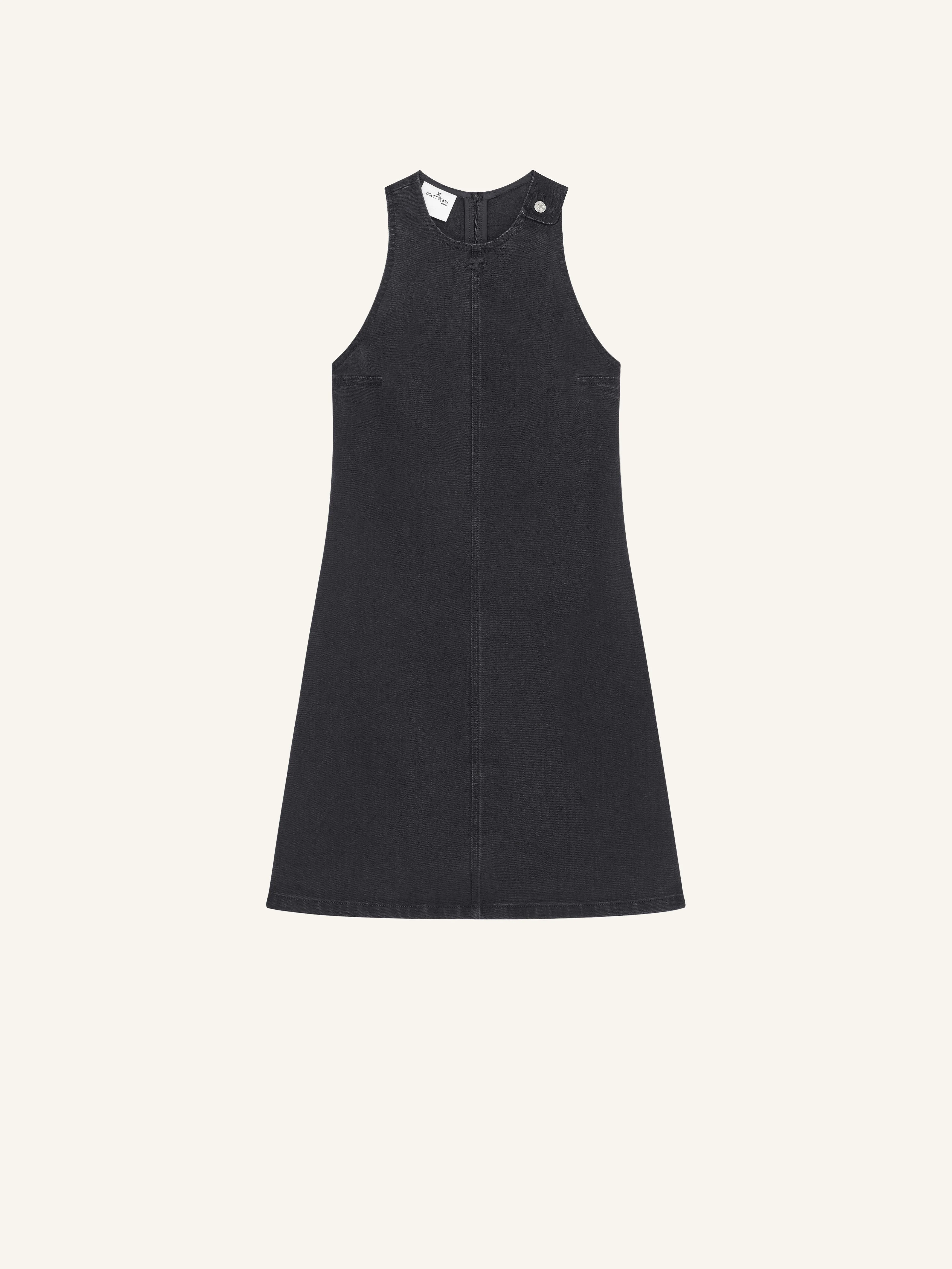 HERITAGE SLEEVELESS DENIM DRESS - 1