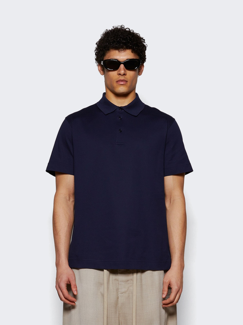 Classic Fit Polo Shirt Dark Blue - 2