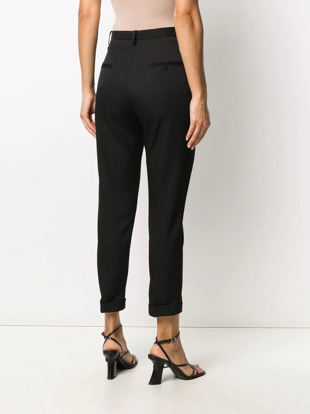 tailored cropped trousers - 4