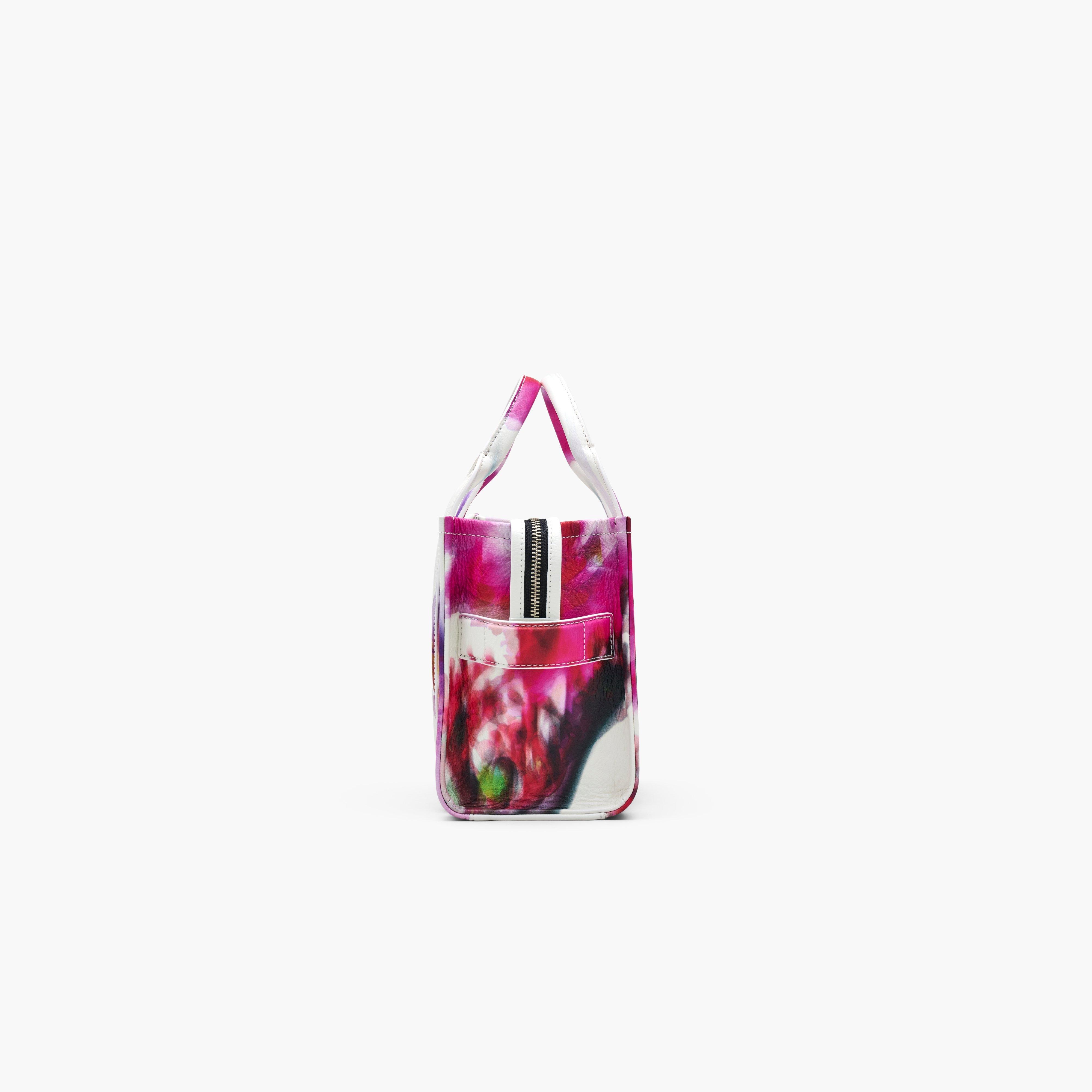 THE FUTURE FLORAL LEATHER SMALL TOTE BAG - 5