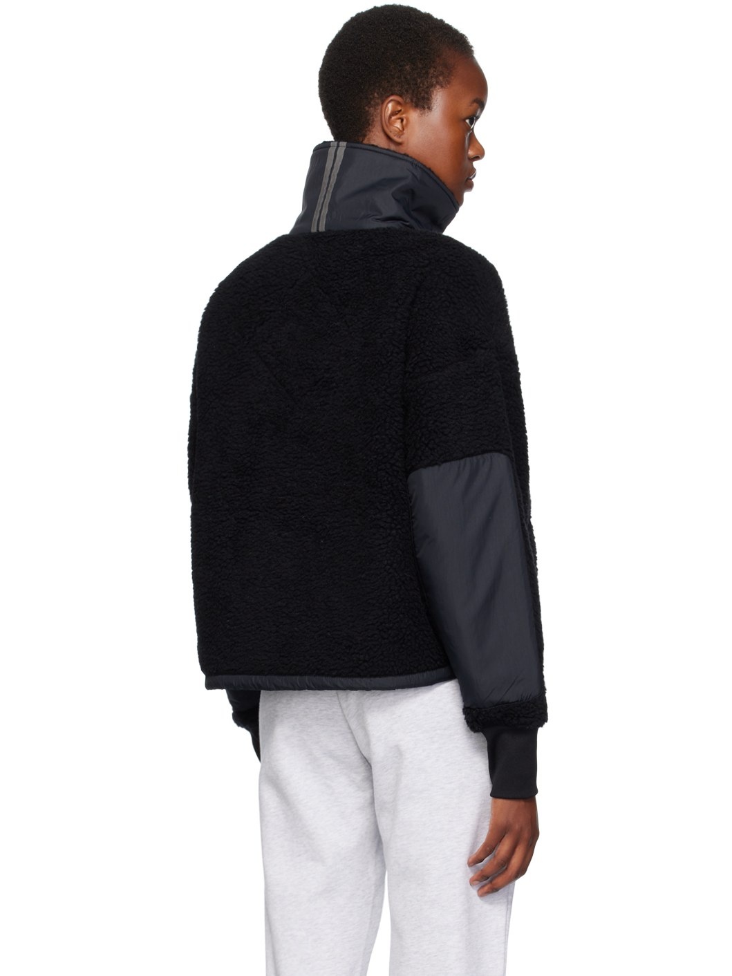 Black Half-Zip Sweatshirt - 3