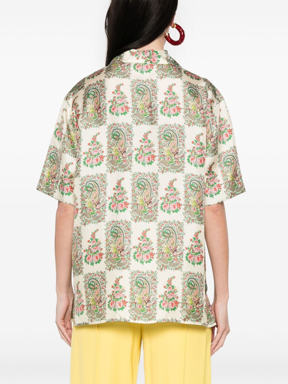 floral-print shirt - 4