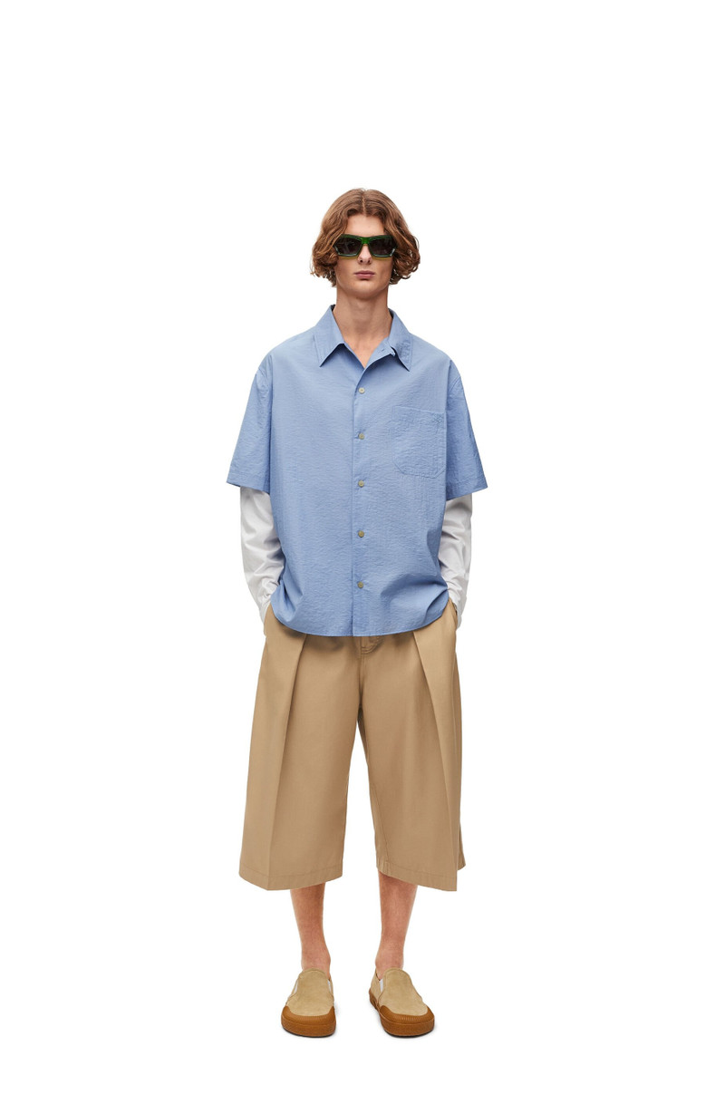 Loewe Pleated shorts in cotton outlook