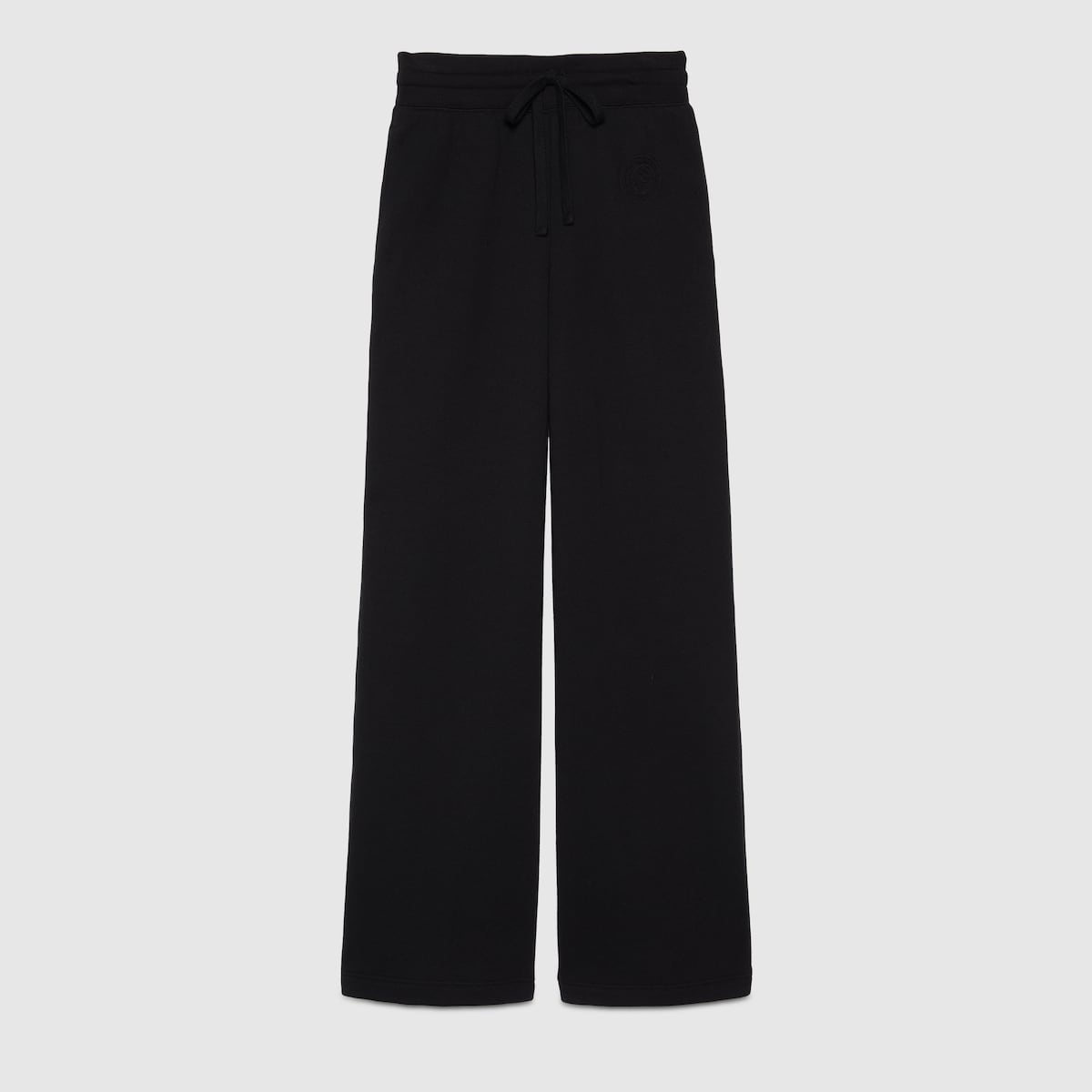 Cotton jersey pant with embroidery - 1
