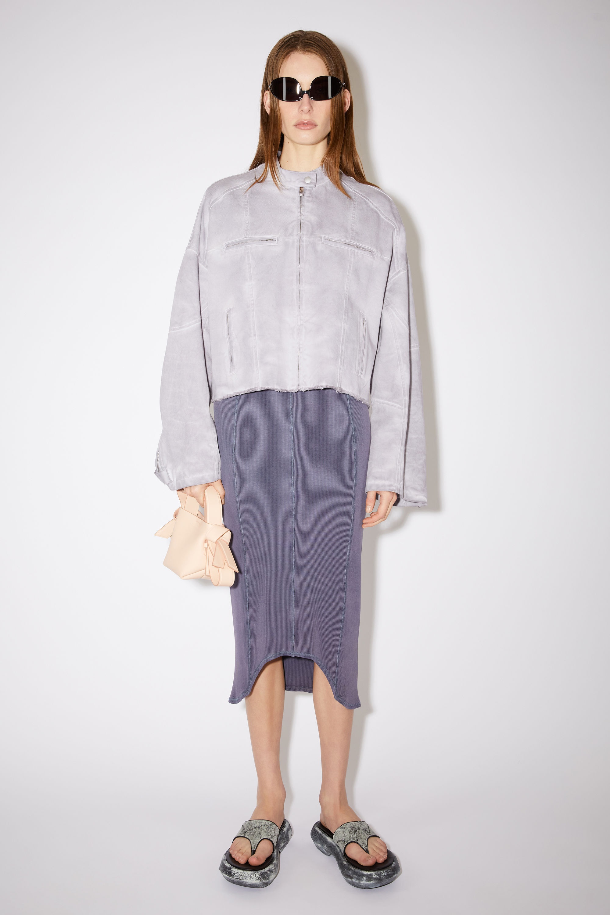 Twill jacket - Light grey - 2