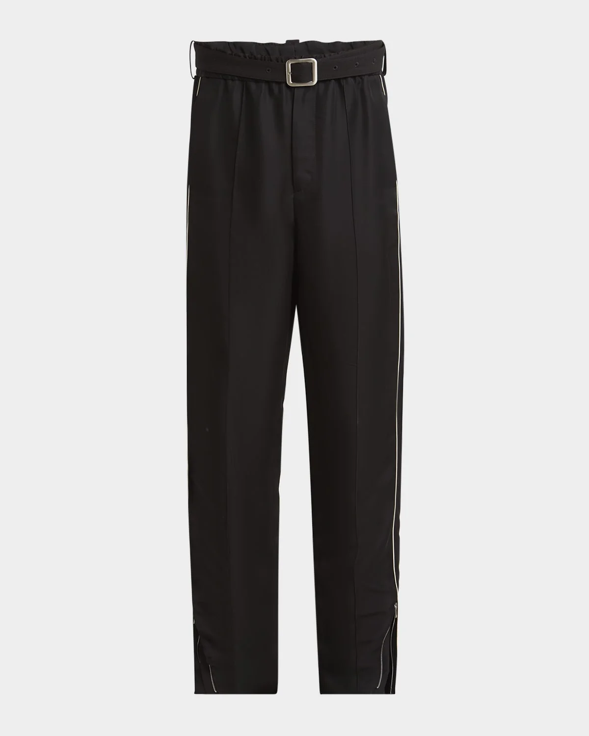Men's Relaxed-Fit Trousers with Piping - 1