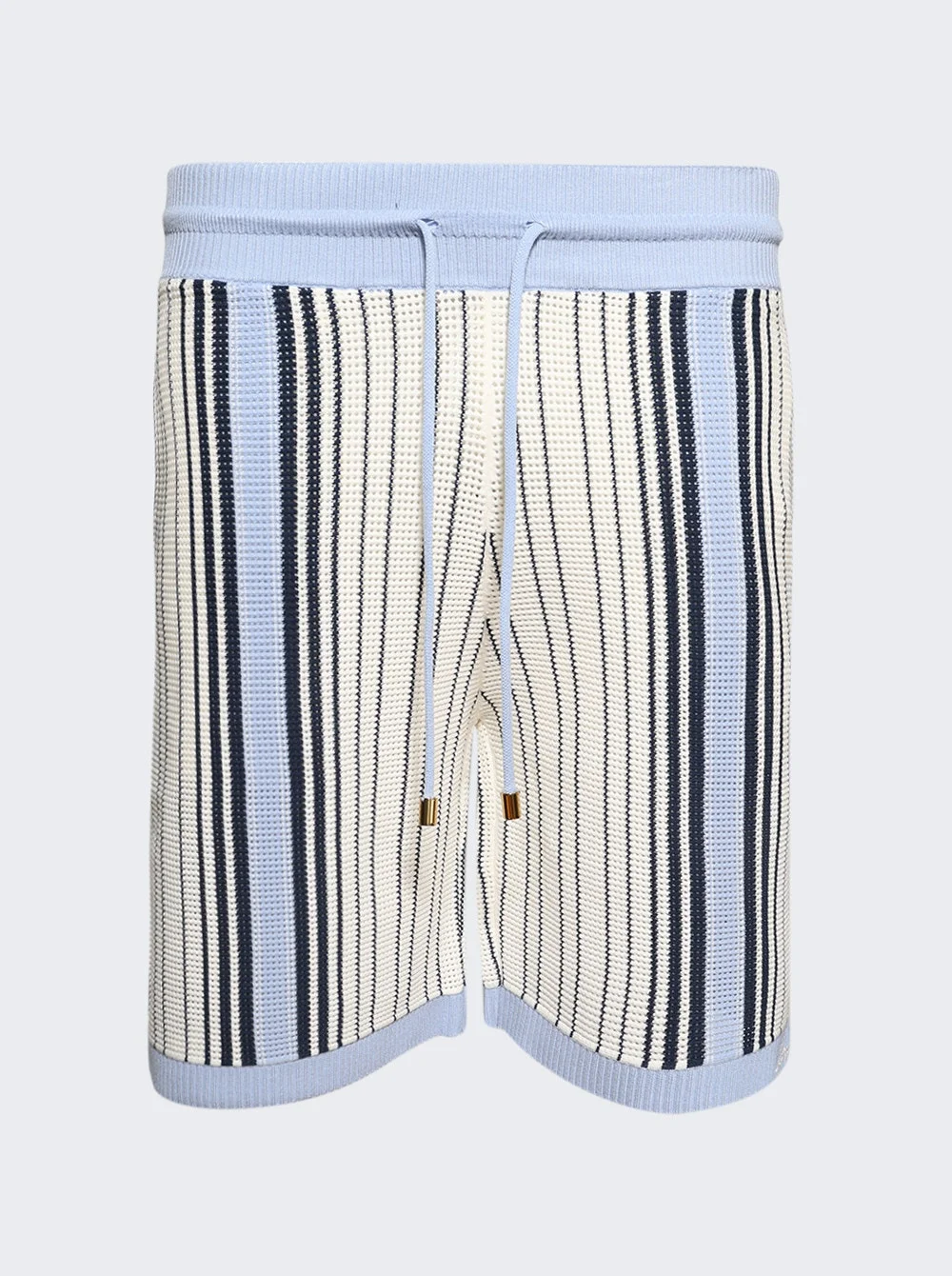 Script Stripe Shorts Ashley Blue - 1