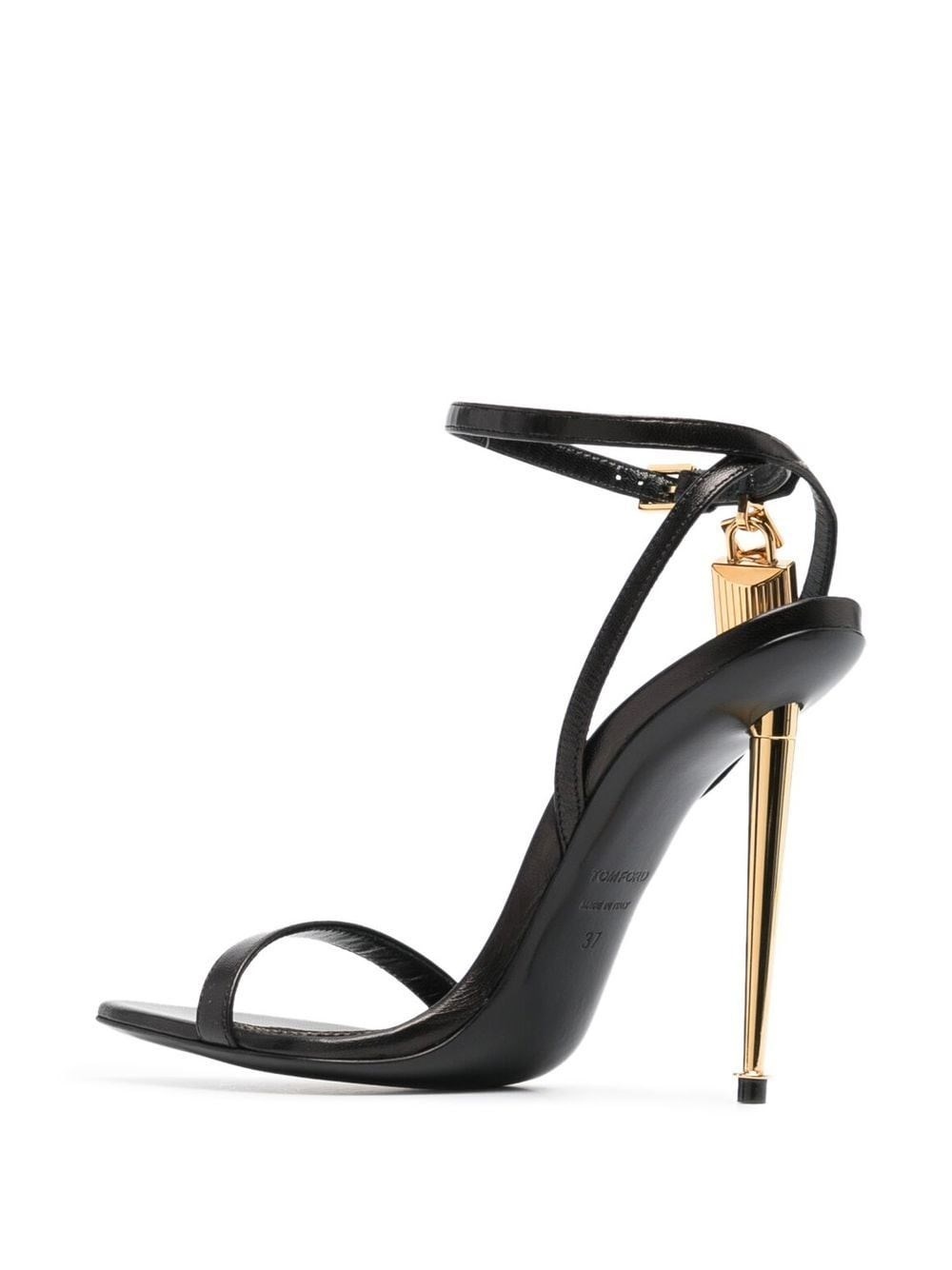 The Padlock leather sandals - 4
