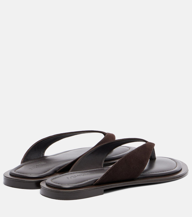 A.EMERY Viola suede thong sandals outlook