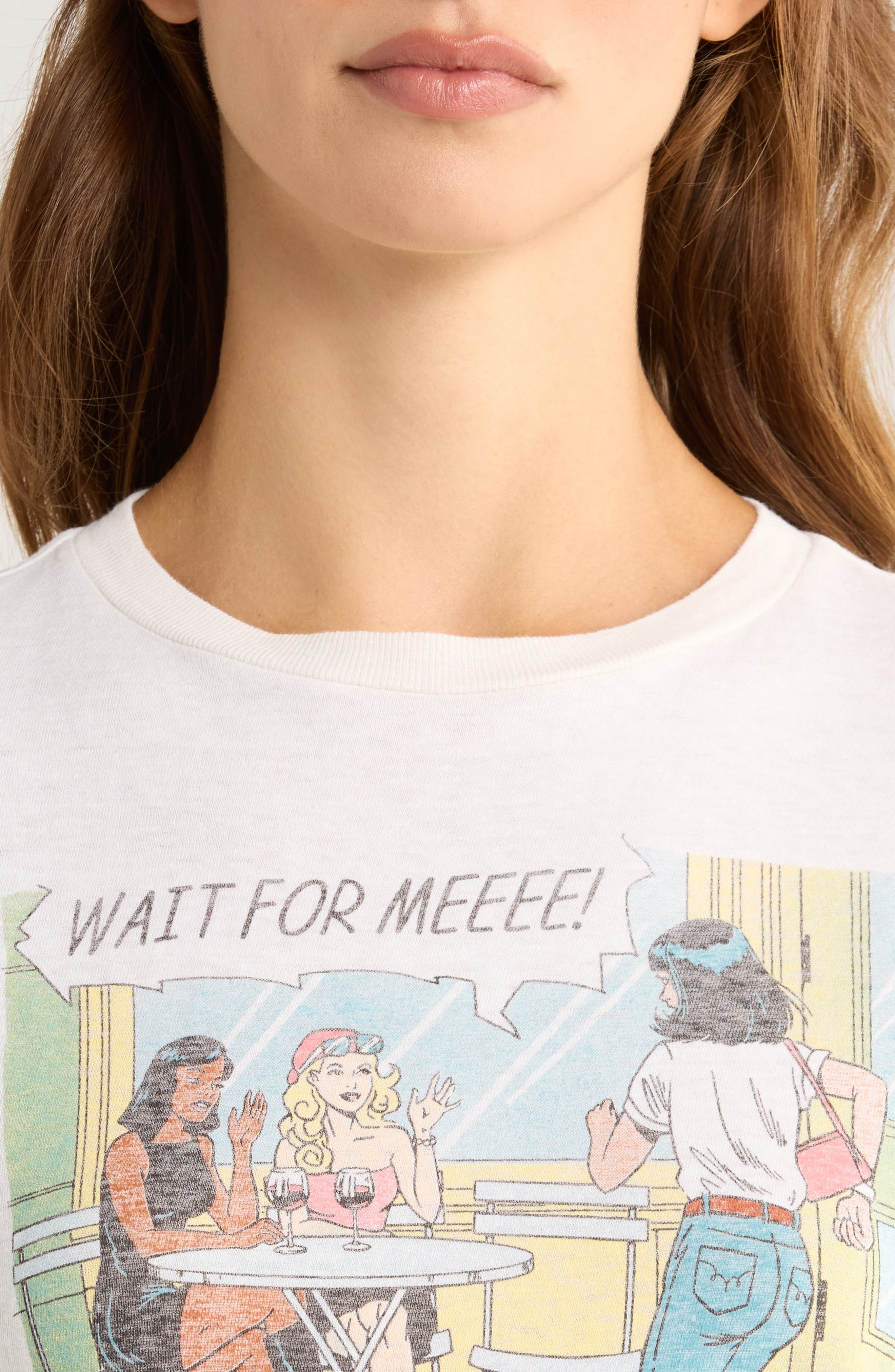 Re/Done Classic Graphic T-Shirt in Vintage White at Nordstrom - 4