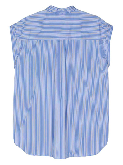 Isabel Marant stripe-print sleeveless shirt outlook