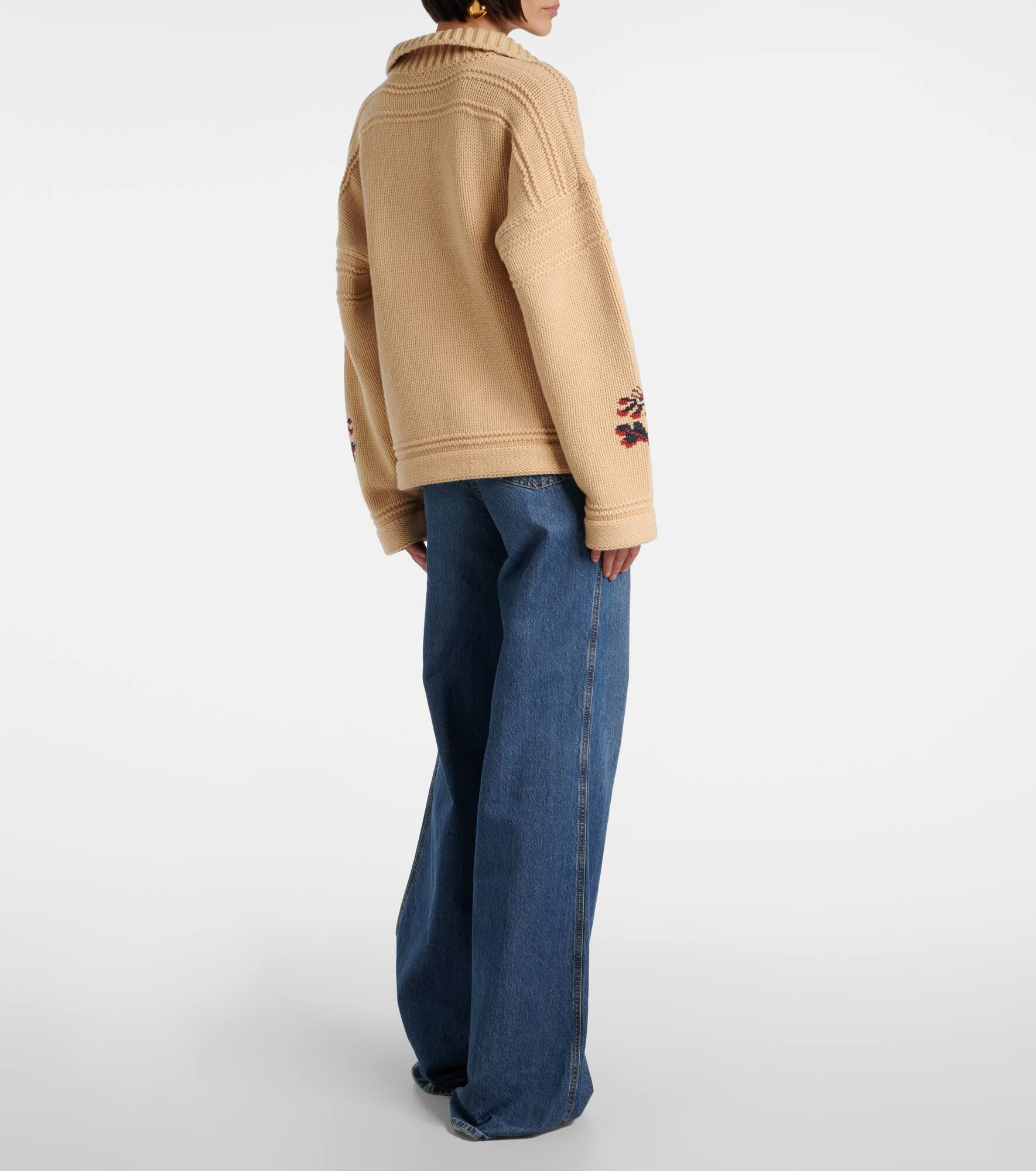 Wool and cashmere sweater - 3