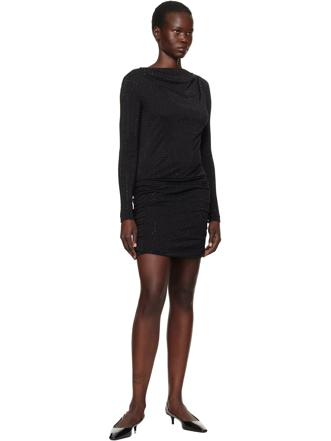 Black Crystal Minidress - 4