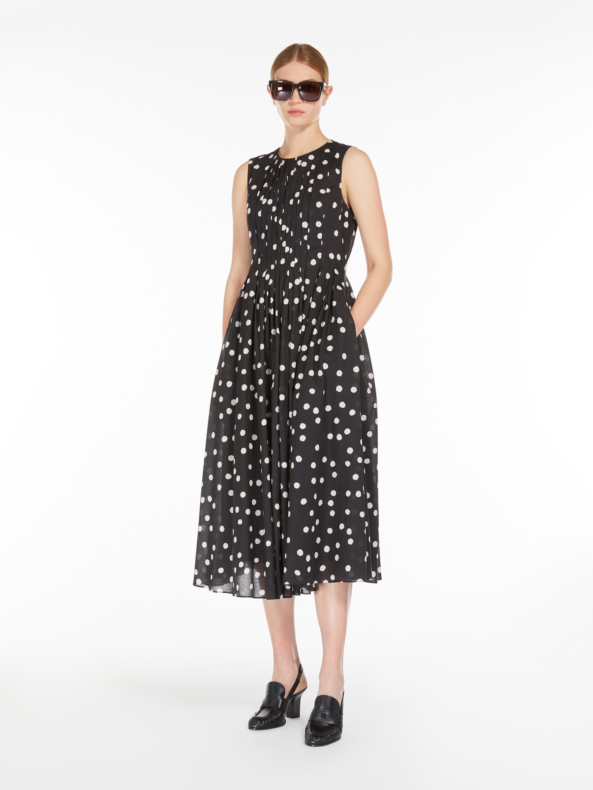 CAROL Printed cotton voile dress - 2