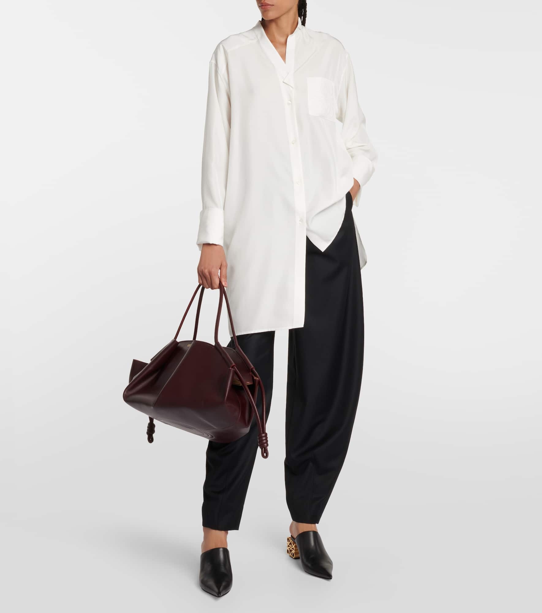 Loewe Paseo XL leather tote bag | mytheresa | REVERSIBLE