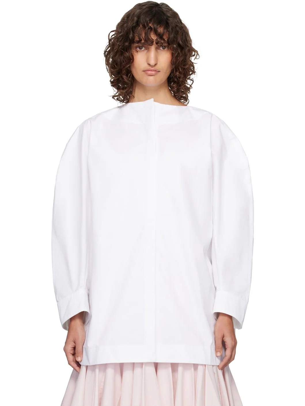 White 'The Pittore' Blouse - 1