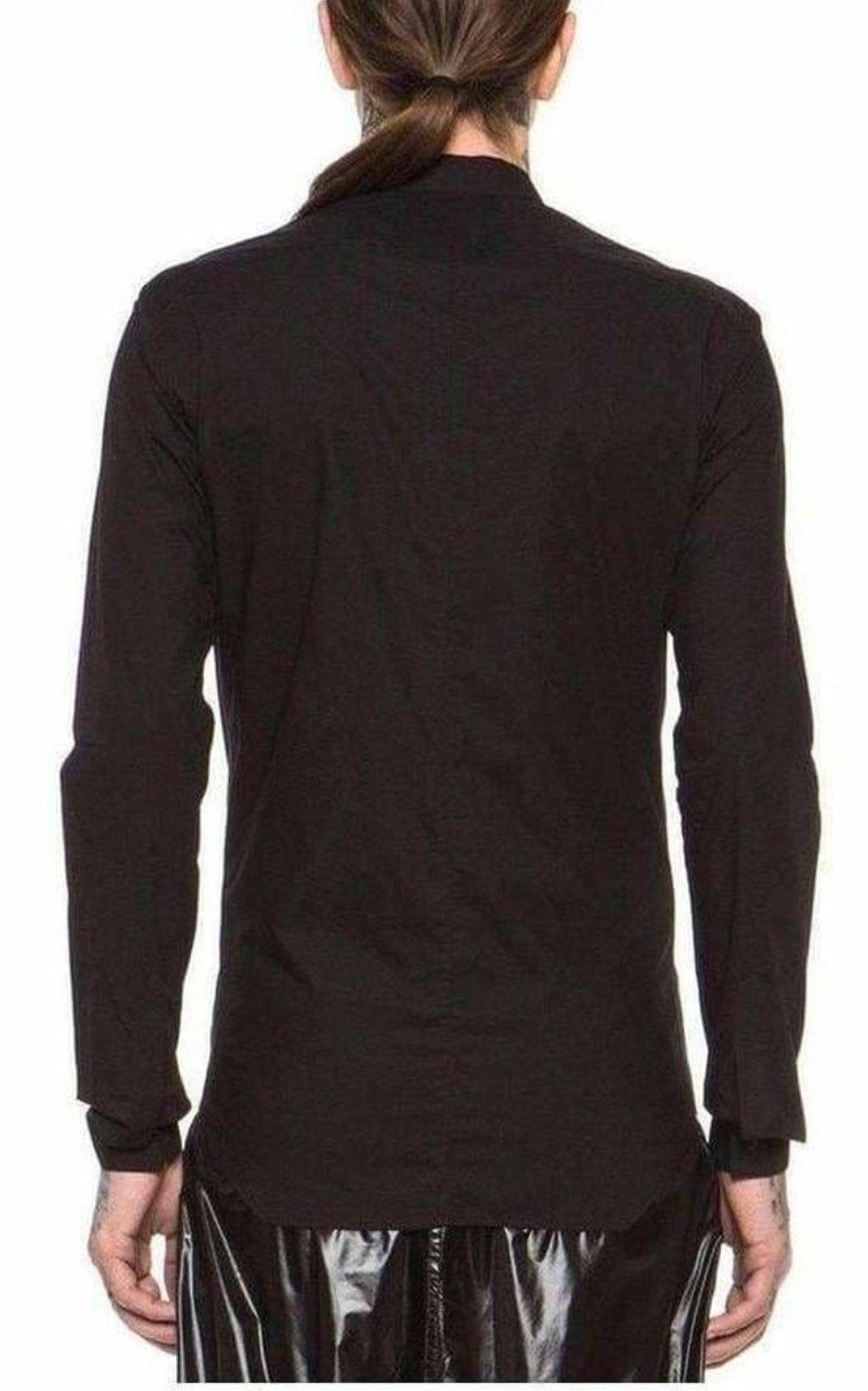 Plinth Black Cowl Shirt - 5