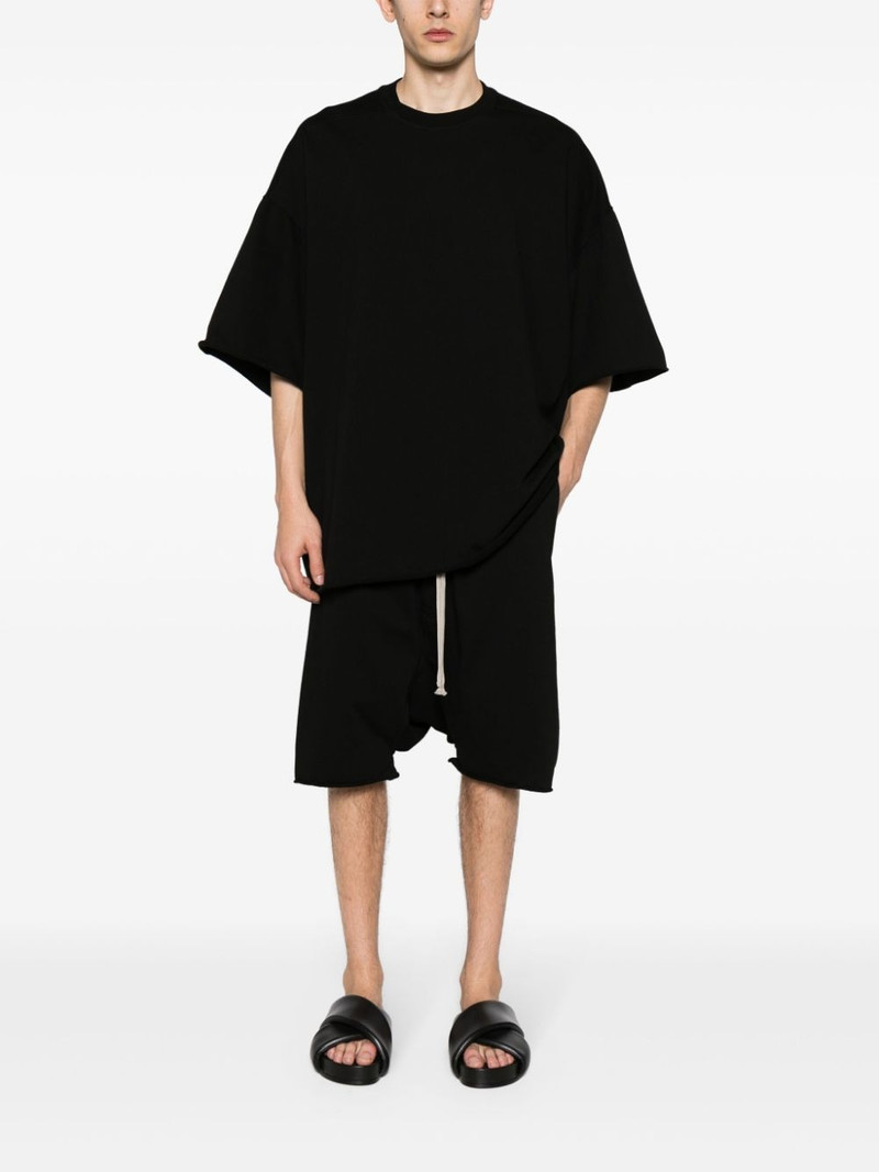 Rick Owens DRKSHDW drop-crotch cotton shorts outlook
