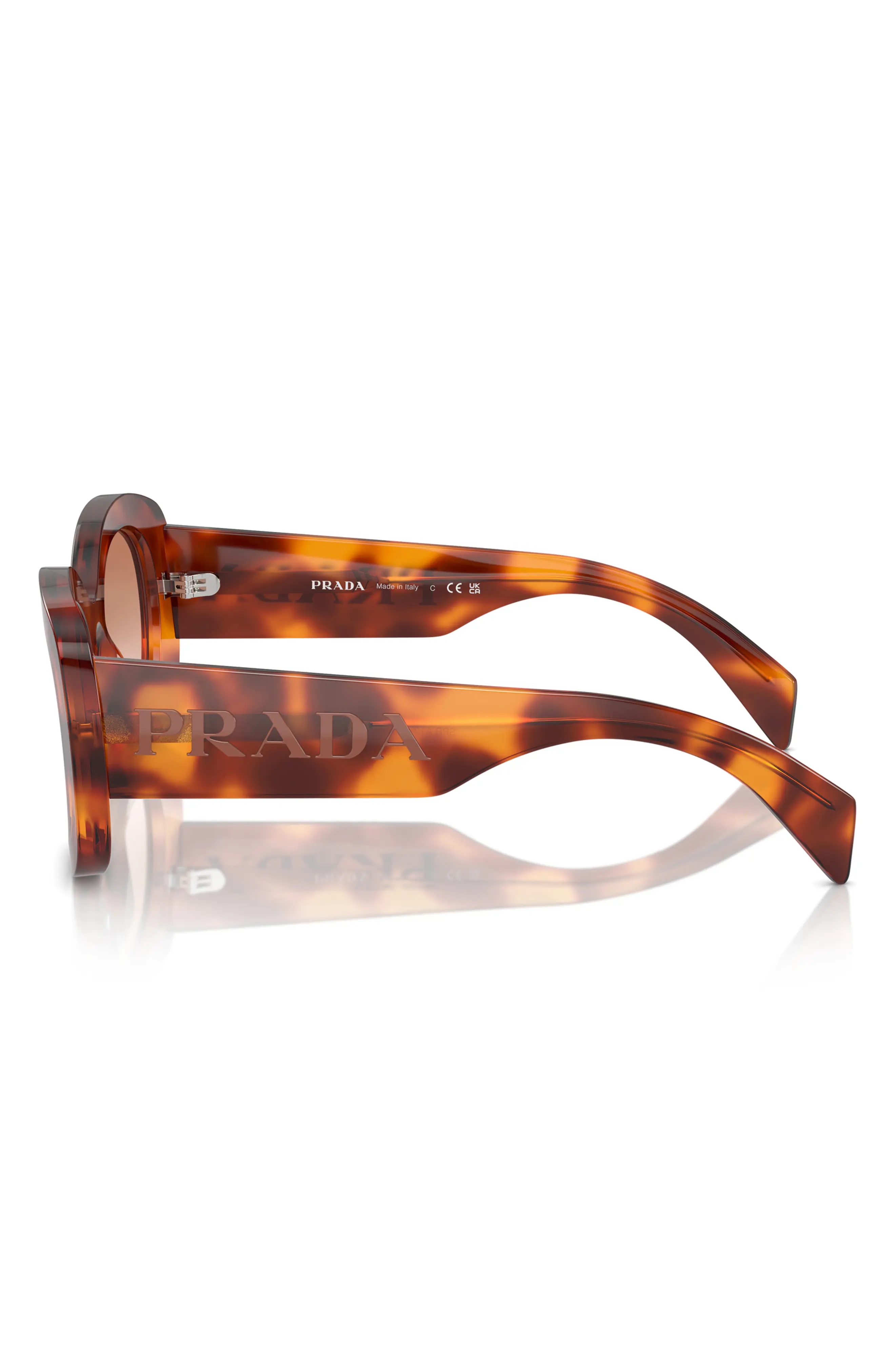 55mm Gradient Oval Sunglasses - 3